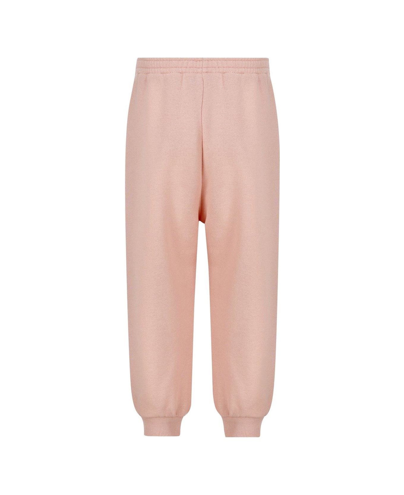 Gucci Logo Patch Tapered Track Pants - Pink