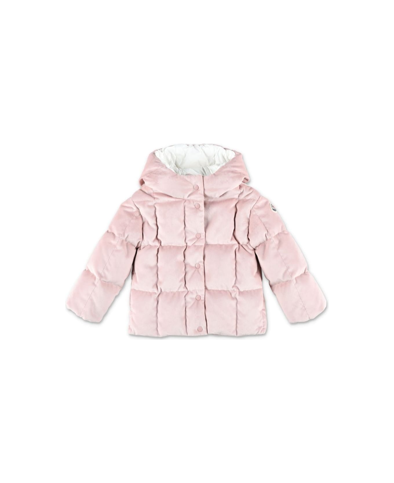 Moncler Pink Down Jacket Baby Girl - Pink