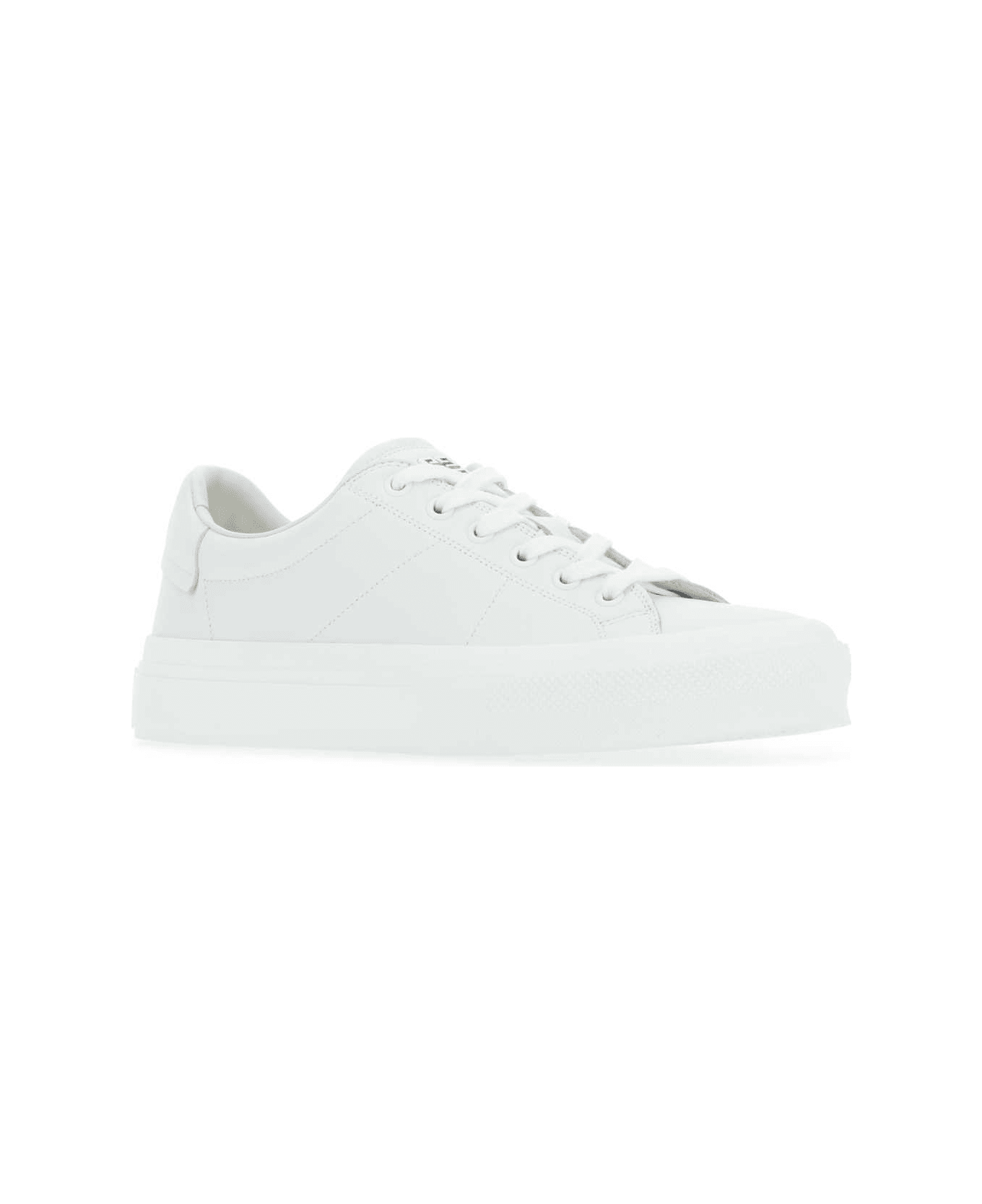 Givenchy White Leather City Light Sneakers - 100