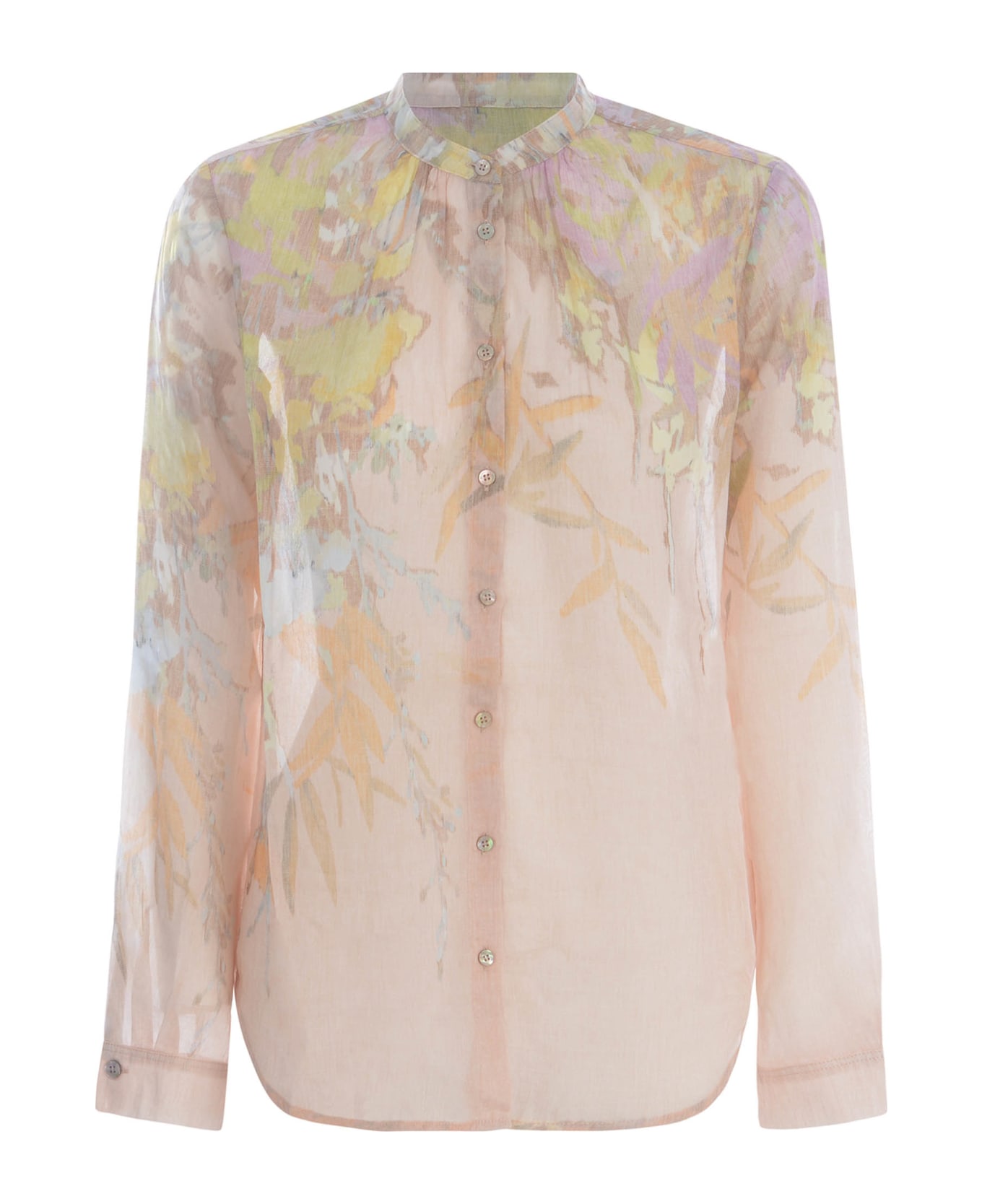 Forte_Forte Shirt Forte Forte Made Of Cotton And Silk Muslin - Rosa cipria ブラウス