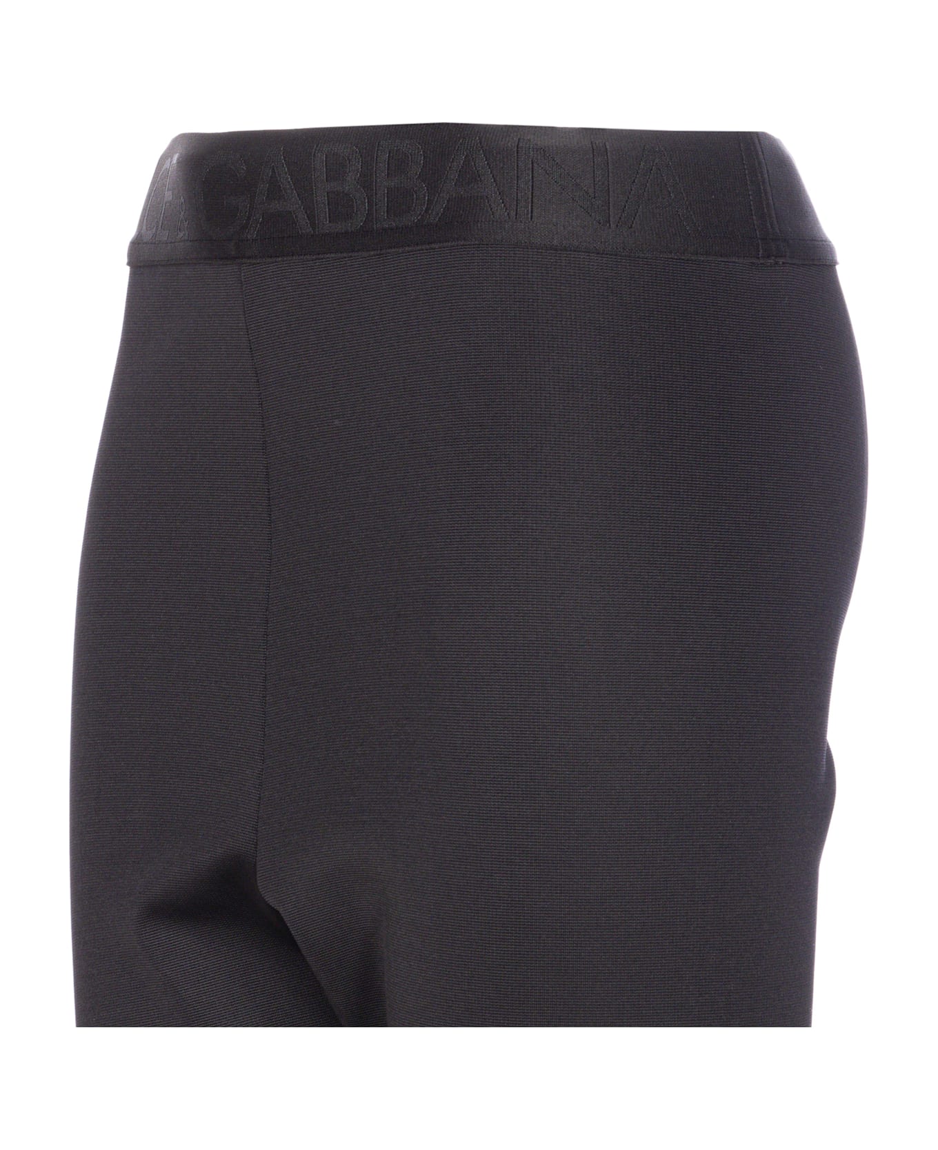 Dolce 
Gabbana Logo Leggings - Black