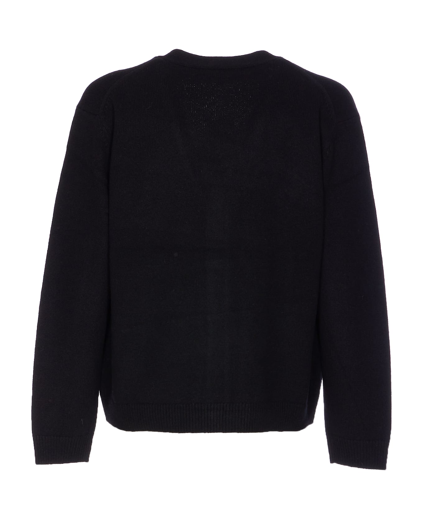 Maison Kitsuné Fox Head Cardigan - Black