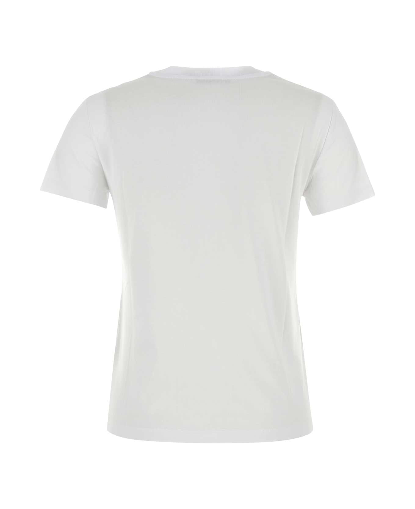 Max Mara White Cotton Papaia T-shirt - BIANCO OTTICO