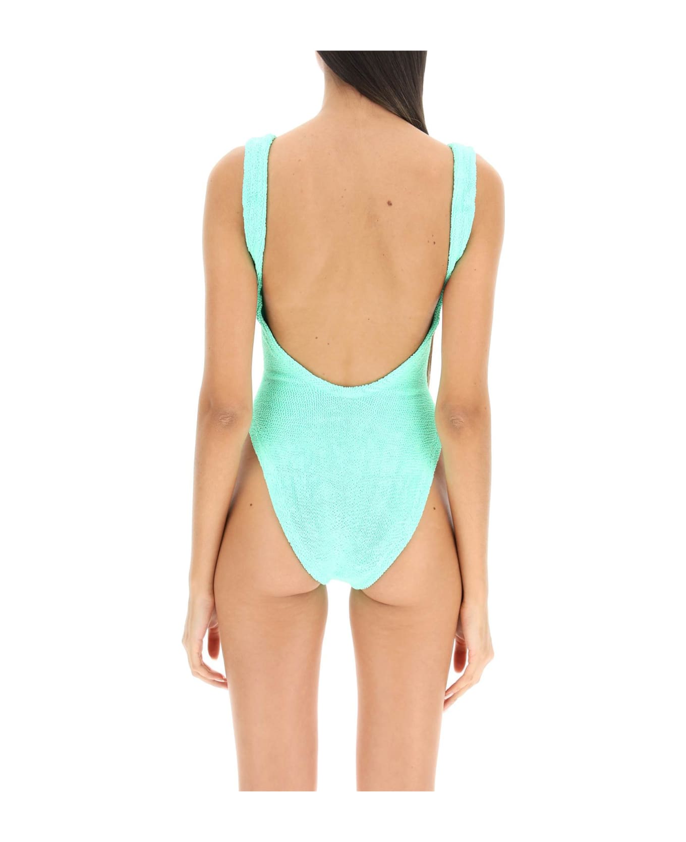 Hunza G Square Neck Swimsuit - LIME (Green)