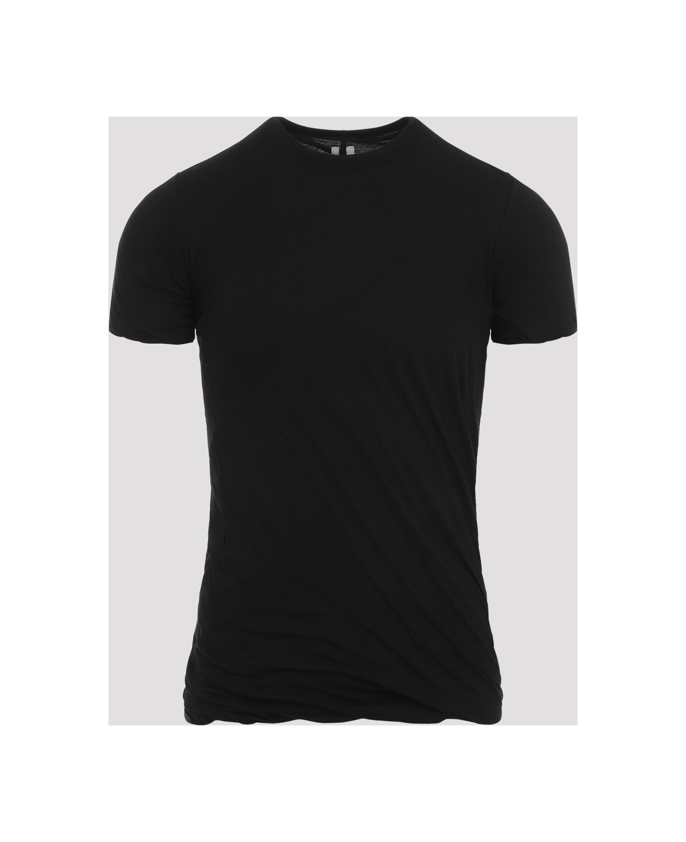 Rick Owens Double Draped T-shirt - Black