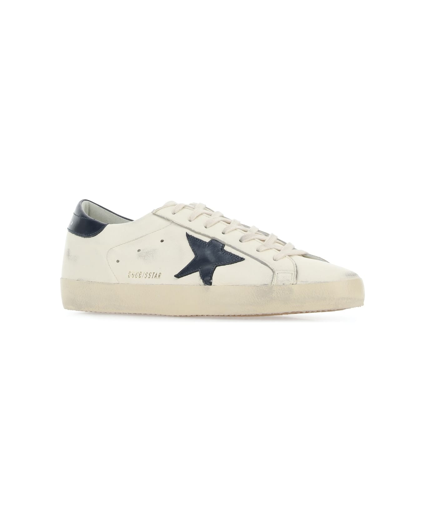 Golden Goose Multicolor Leather Super Star Sneakers - BEIGENIGHTBLUE
