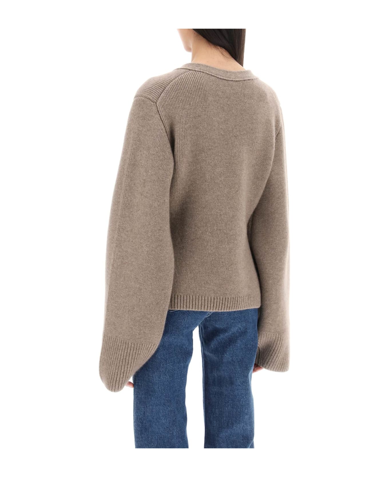 Khaite Scarlet Cashmere Cardigan - Brown