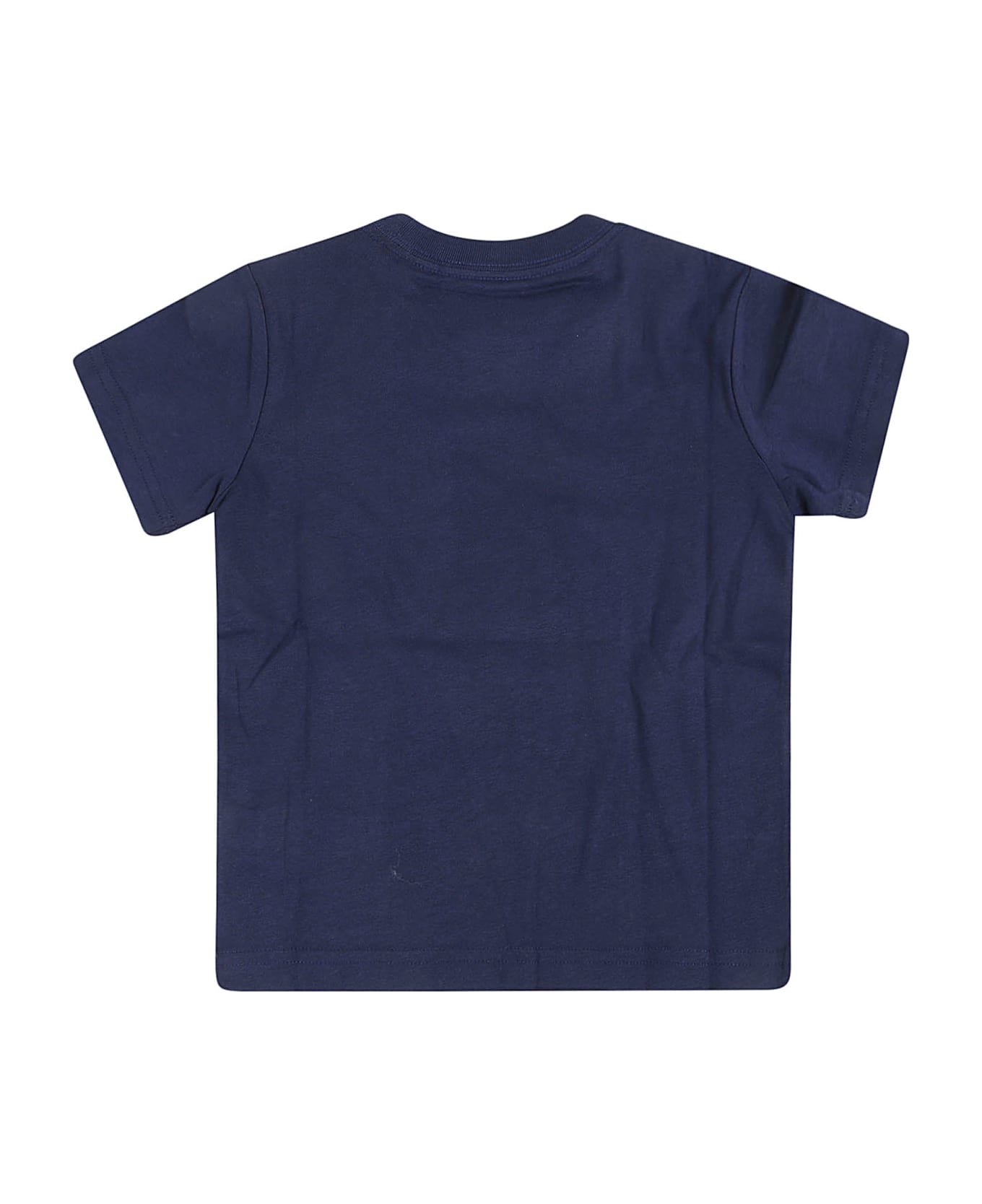 Ralph Lauren Ss Cn-knit Shirts-t-shirt - Paris Bear Newport Navy