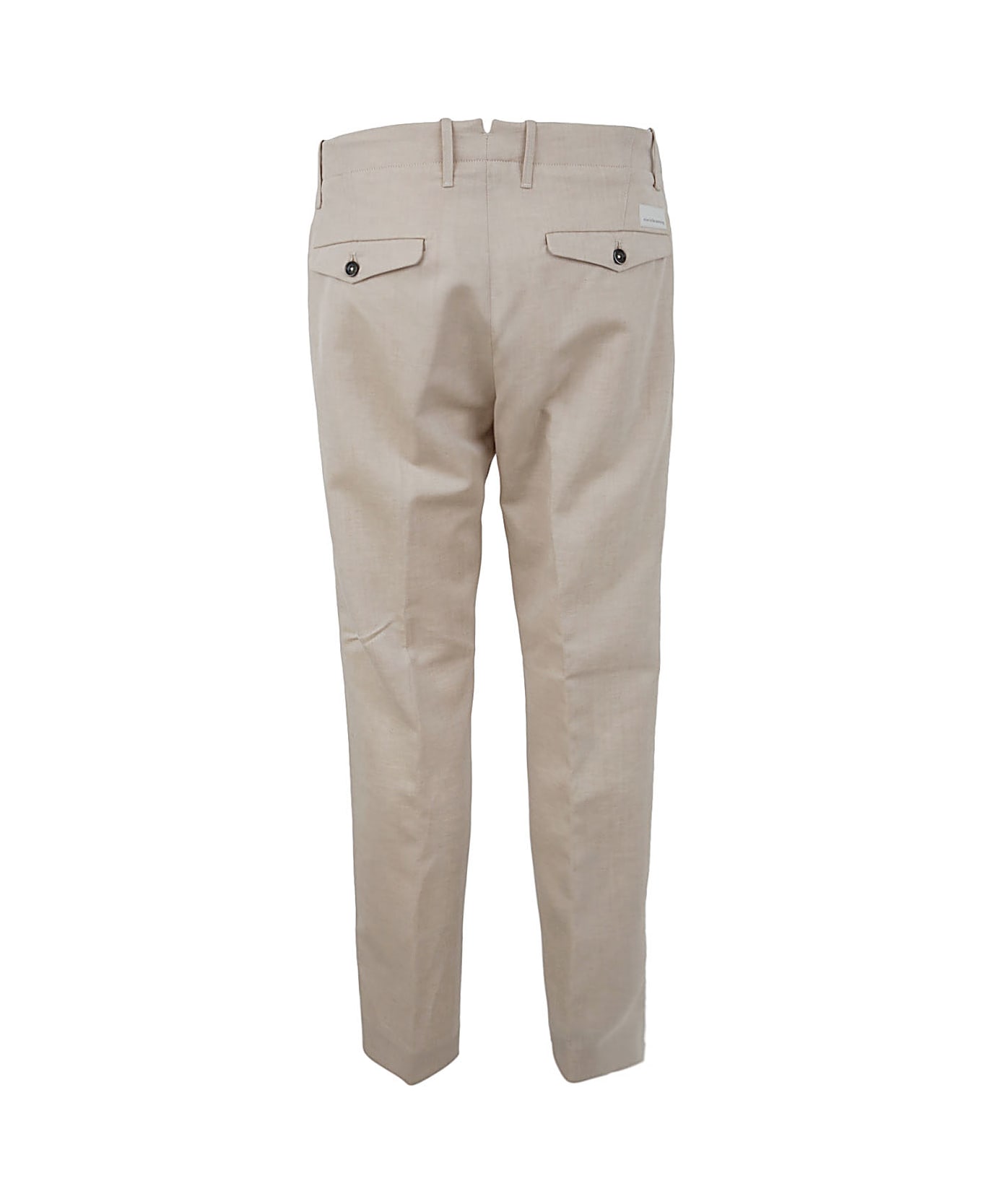 Nine in the Morning Fold Chino Trouser With Pence - Ivory