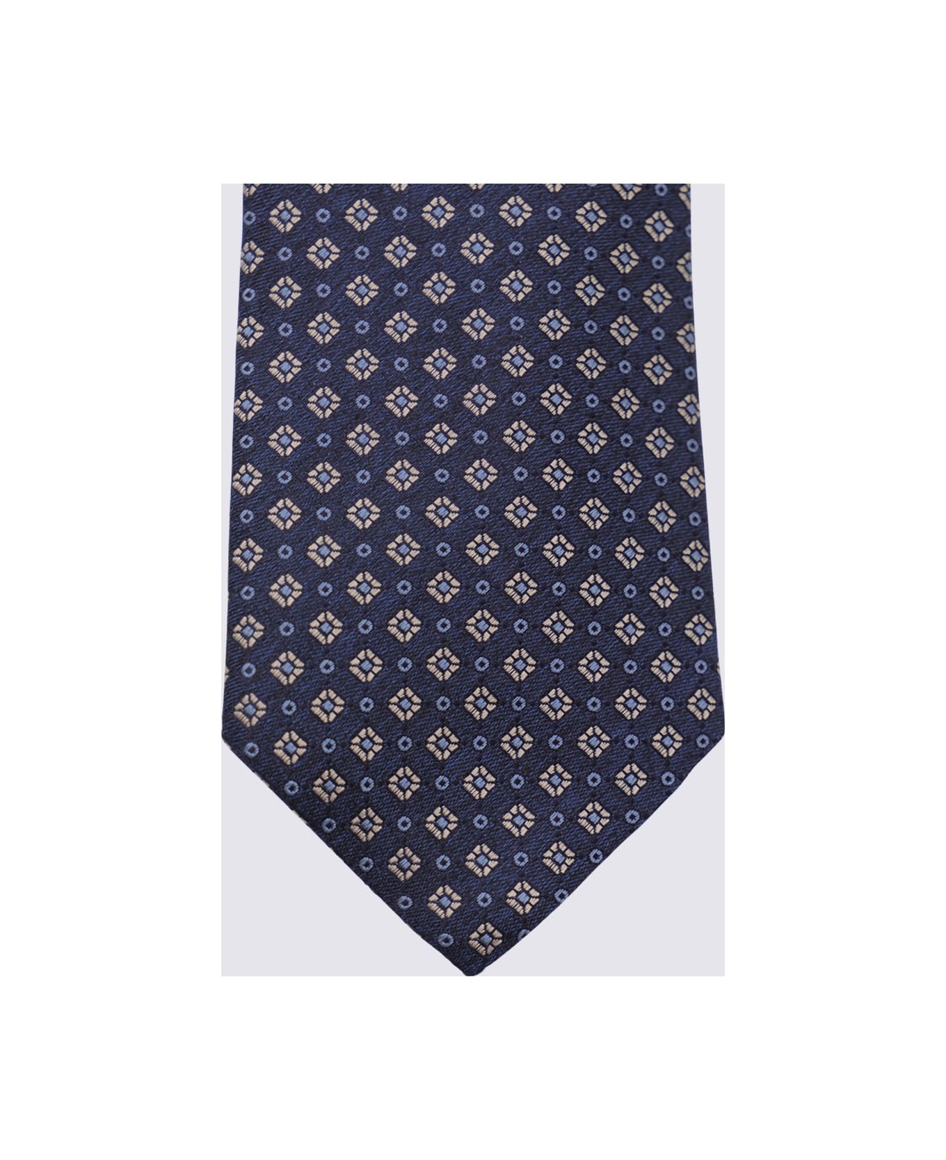 Canali Blue Wool Tie