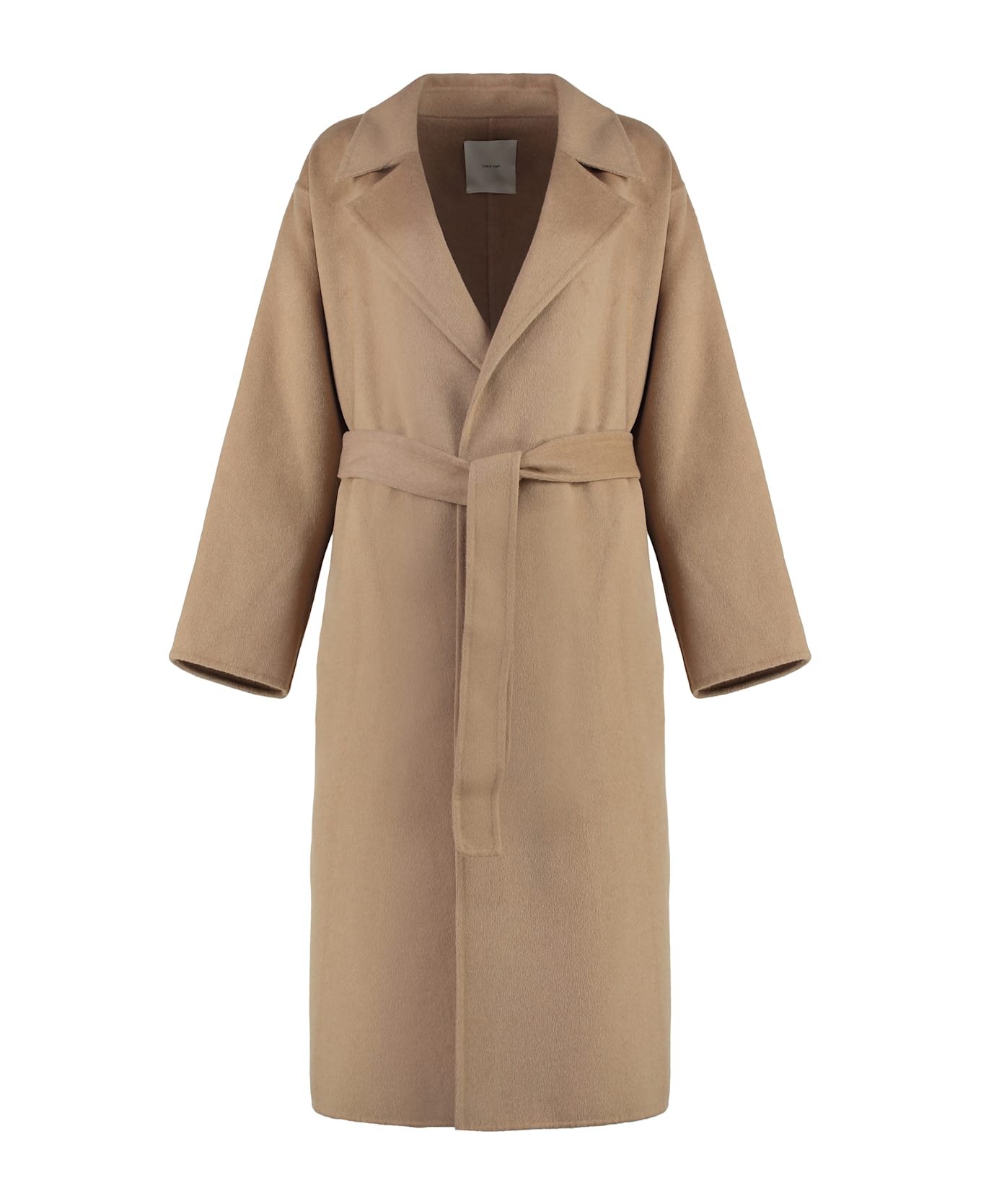 Calvin Klein Wool Long Coat - Beige