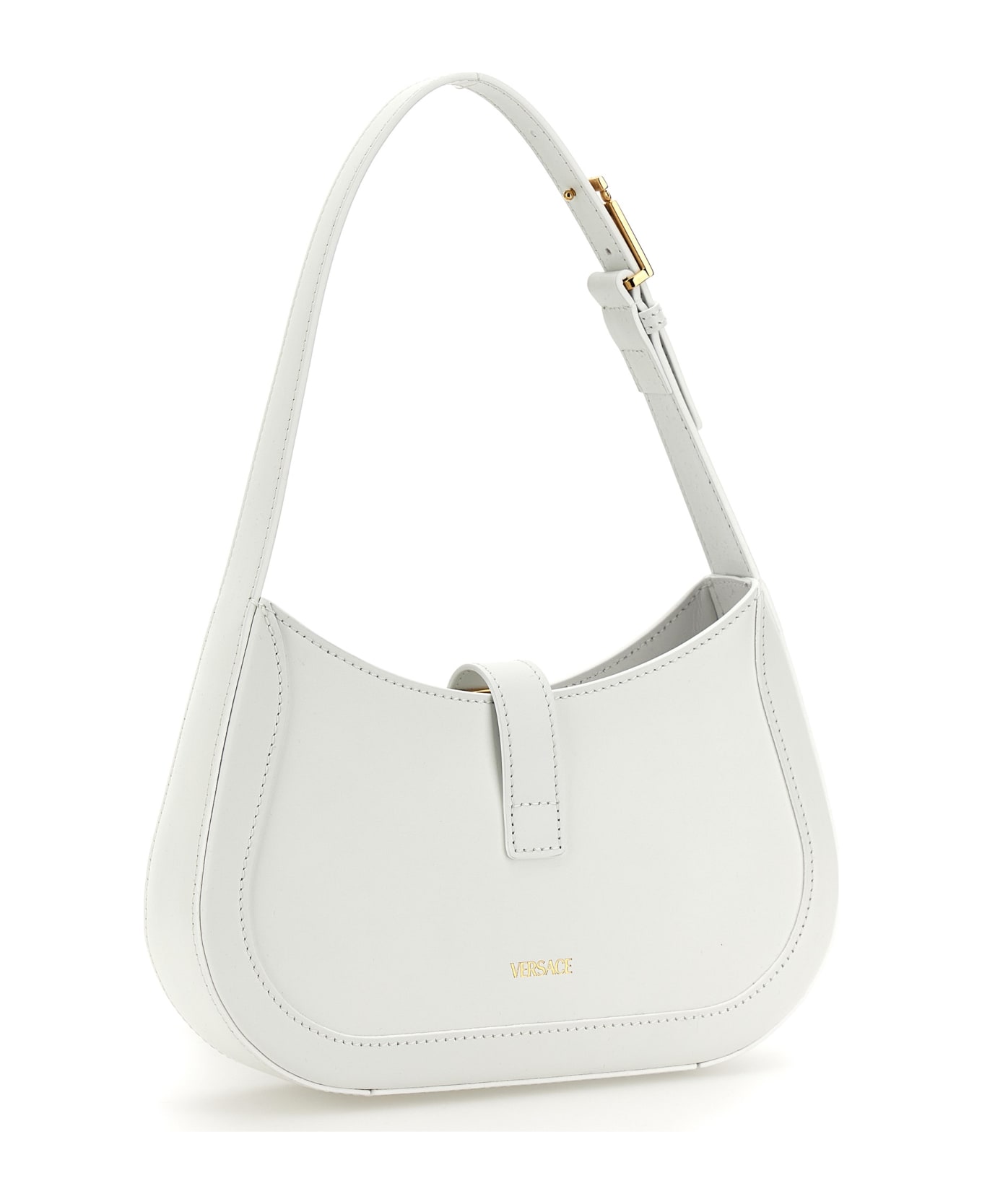 Versace 
greca Goddess
 Small Shoulder Bag - White