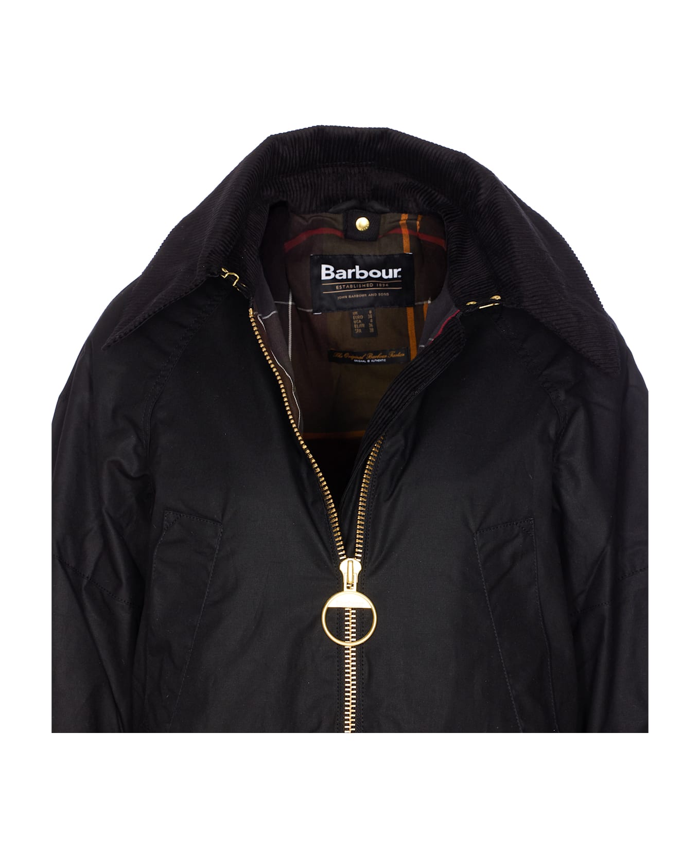 Barbour Allerston Wax Jacket - Black