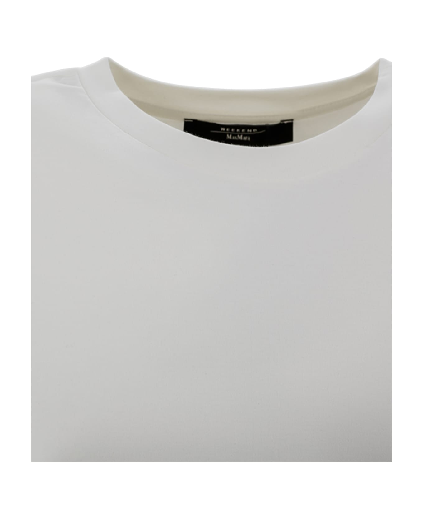 Weekend Max Mara Cotton Jersey T-shirt - Off Tシャツ