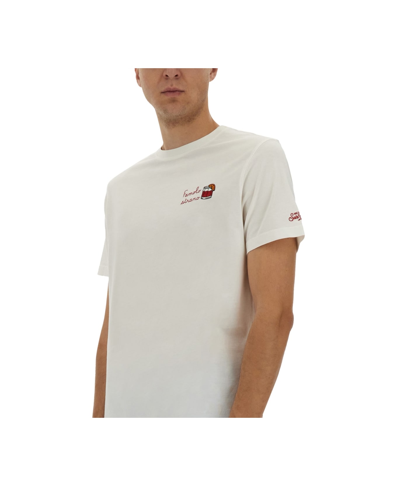 MC2 Saint Barth Cotton T-shirt - WHITE