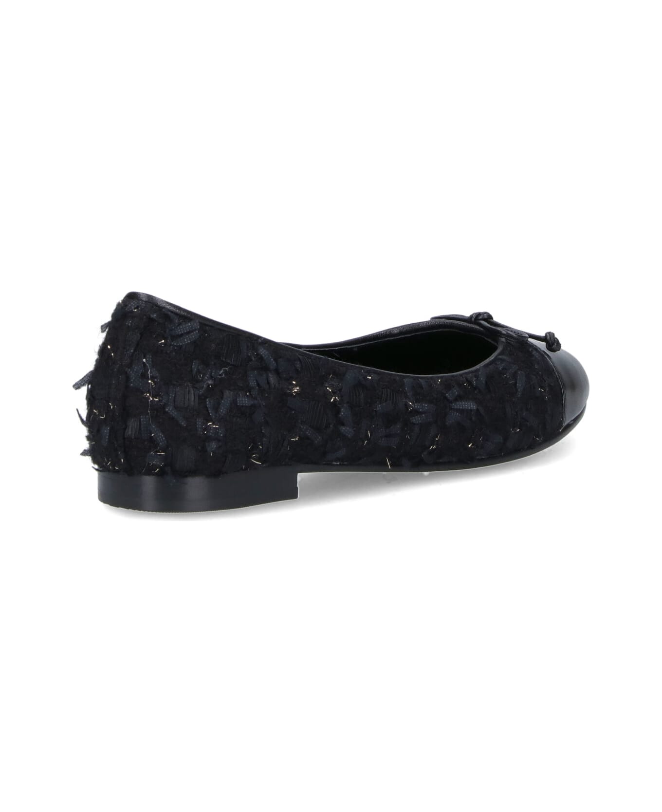 Tory Burch Tweed Ballet Flats In Wool Blend - Blue
