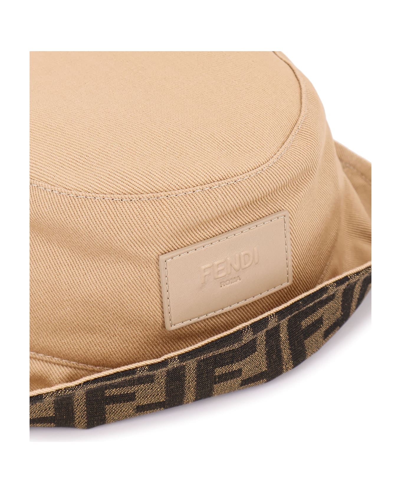 Fendi Cotton Bucket Hat - S.+TARTAN MULTICOLOR