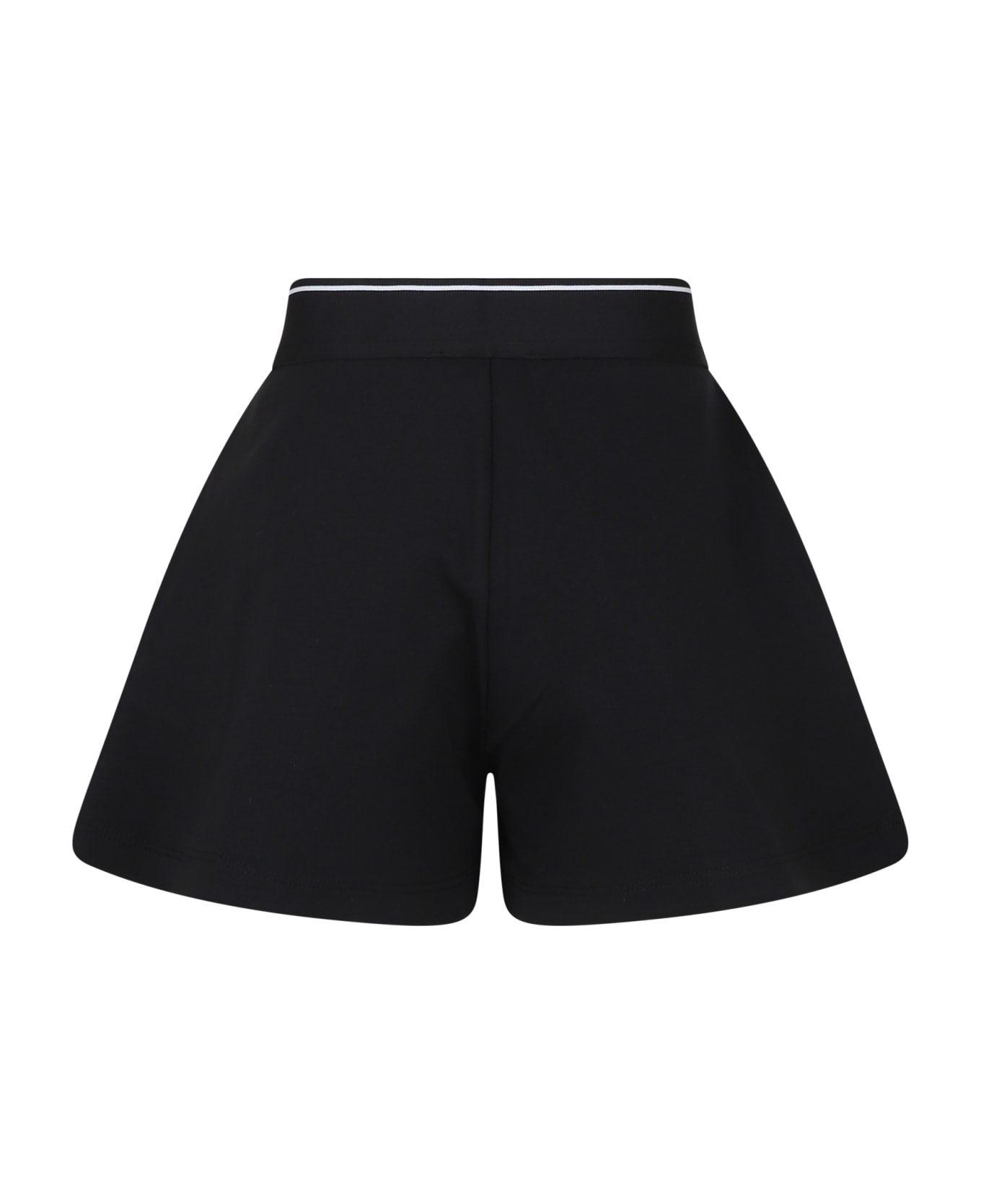 Calvin Klein Black Shorts For Girl With Logo - Black