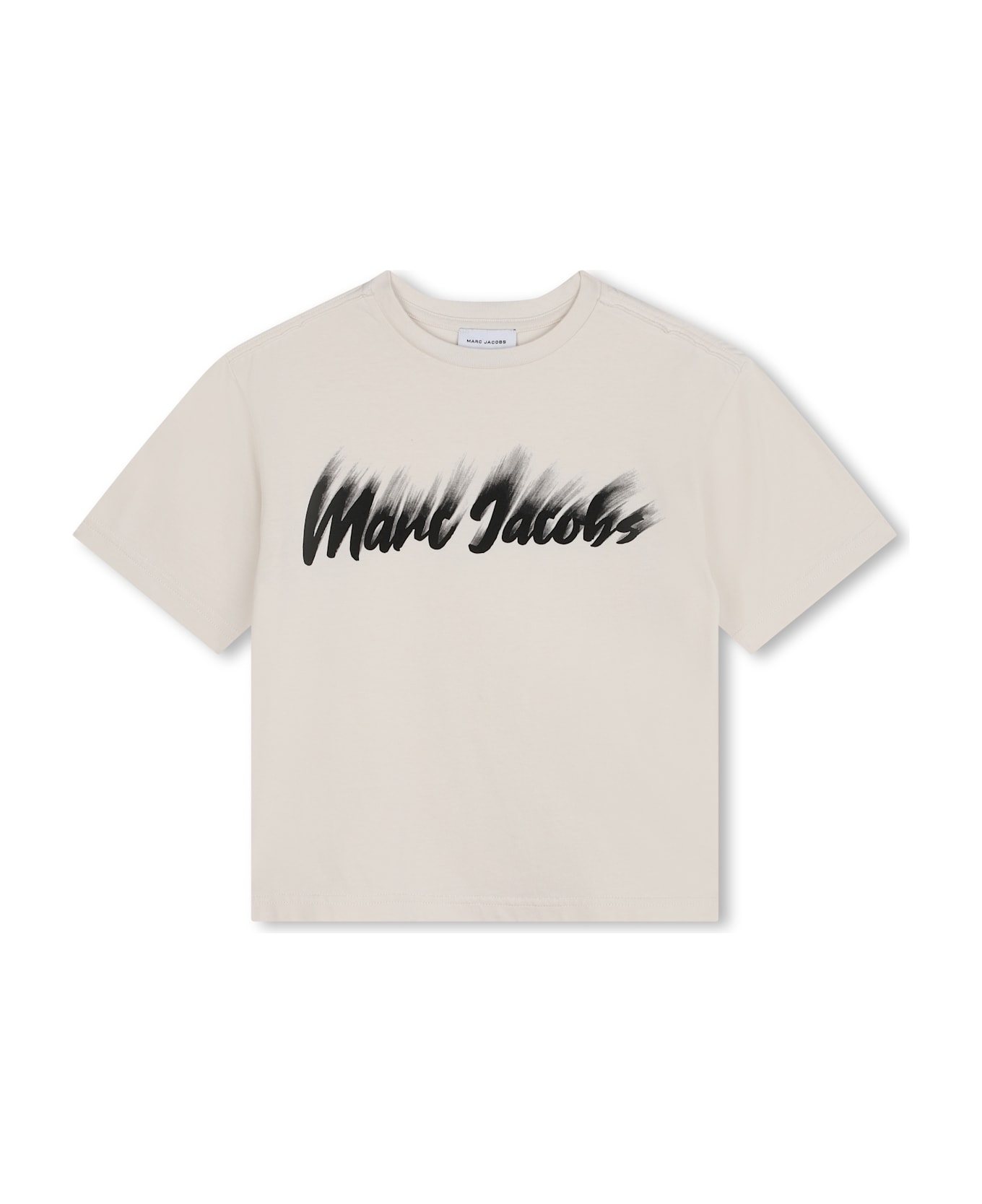 Marc Jacobs T-shirt Con Logo - Beige