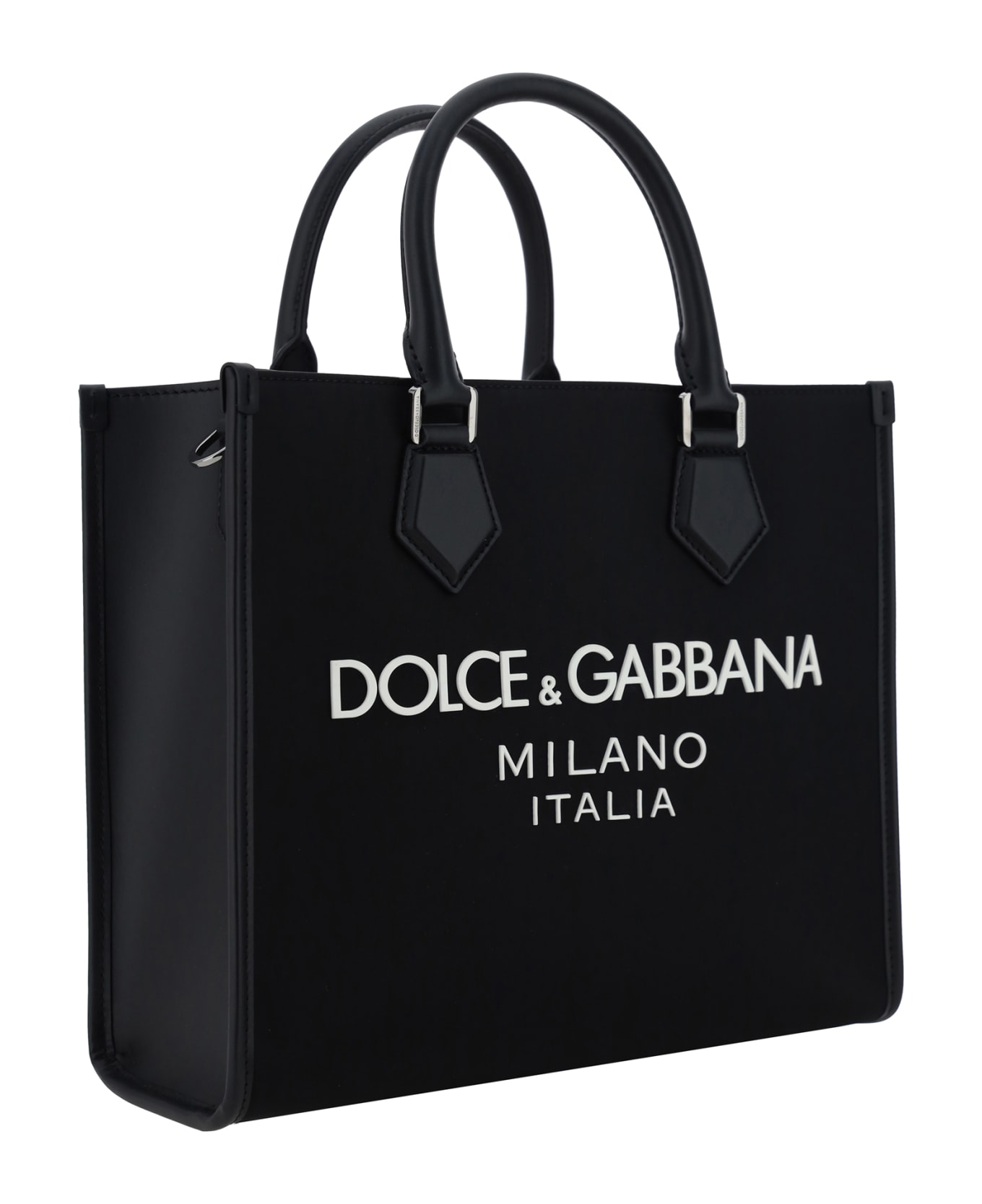 Dolce & Gabbana Nylon Small Tote Bag - Nero/nero トートバッグ
