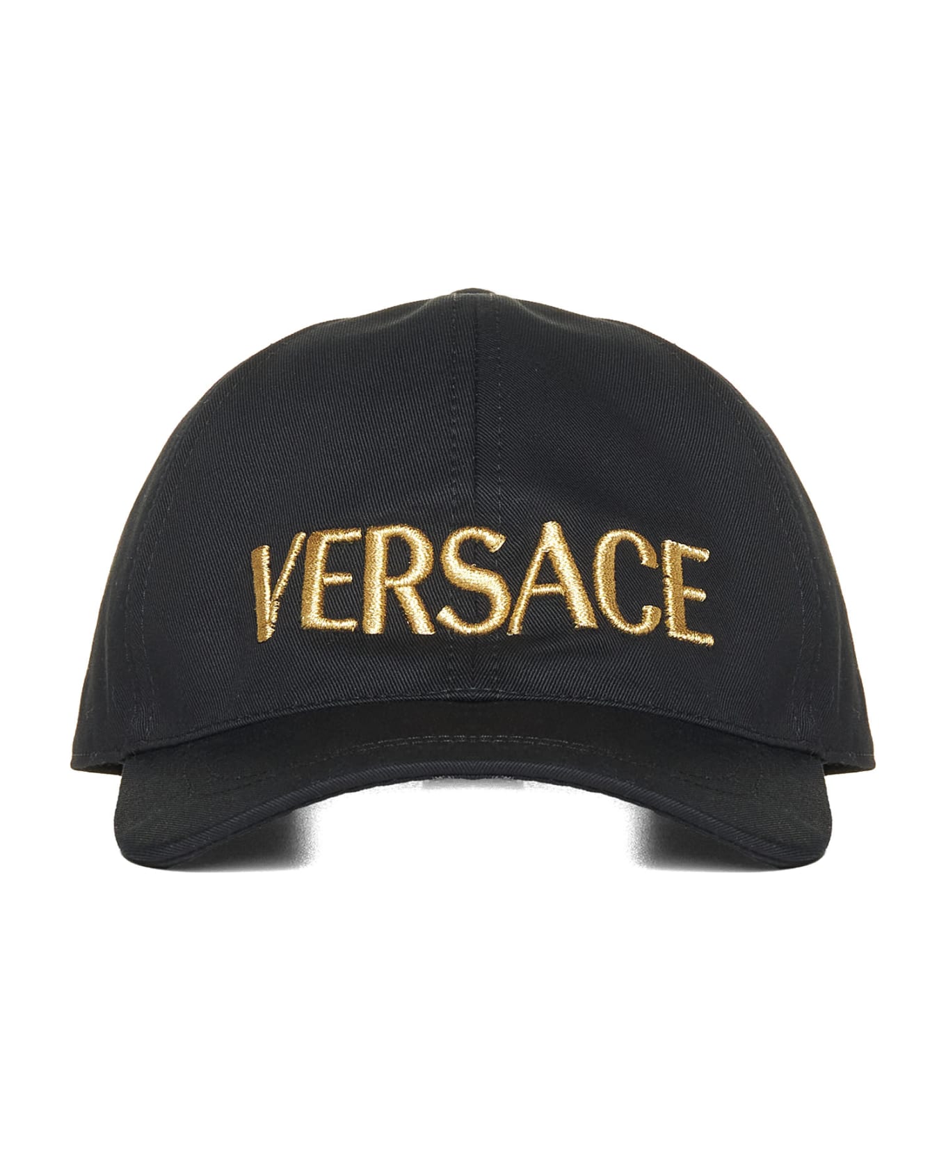Versace Logo Baseball Cap - Black 帽子
