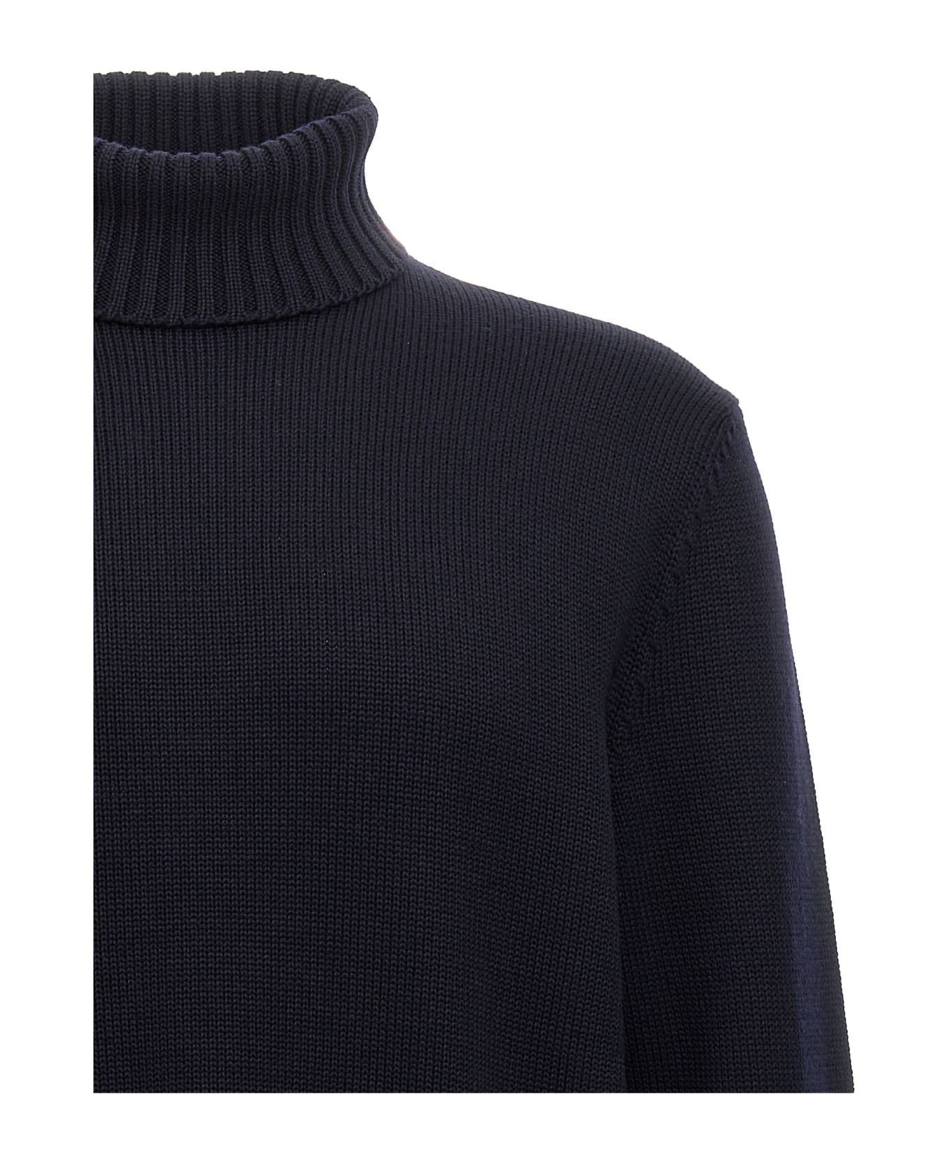 Zanone Turtle-neck Sweater - BLUE