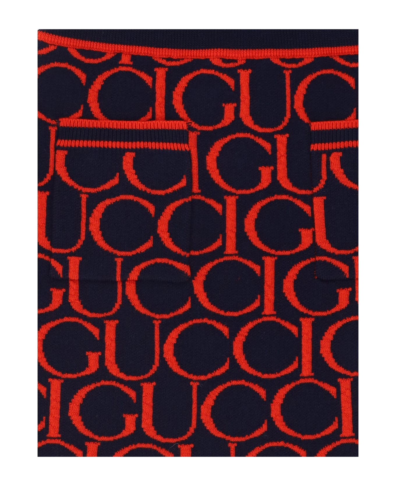 Gucci Skirt For Girl - Red/blue