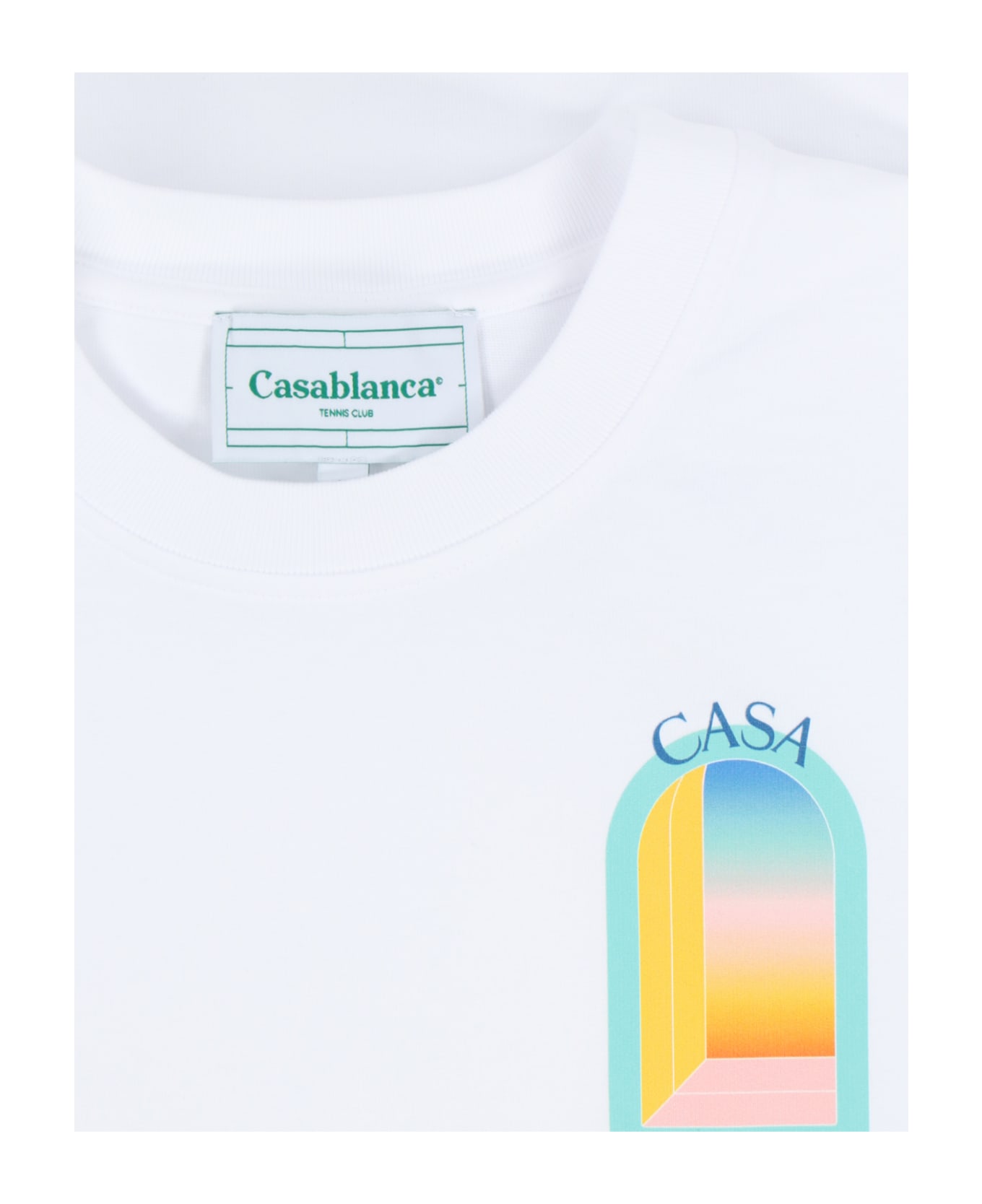 Casablanca 'l' Arc Coloré T-shirt - White