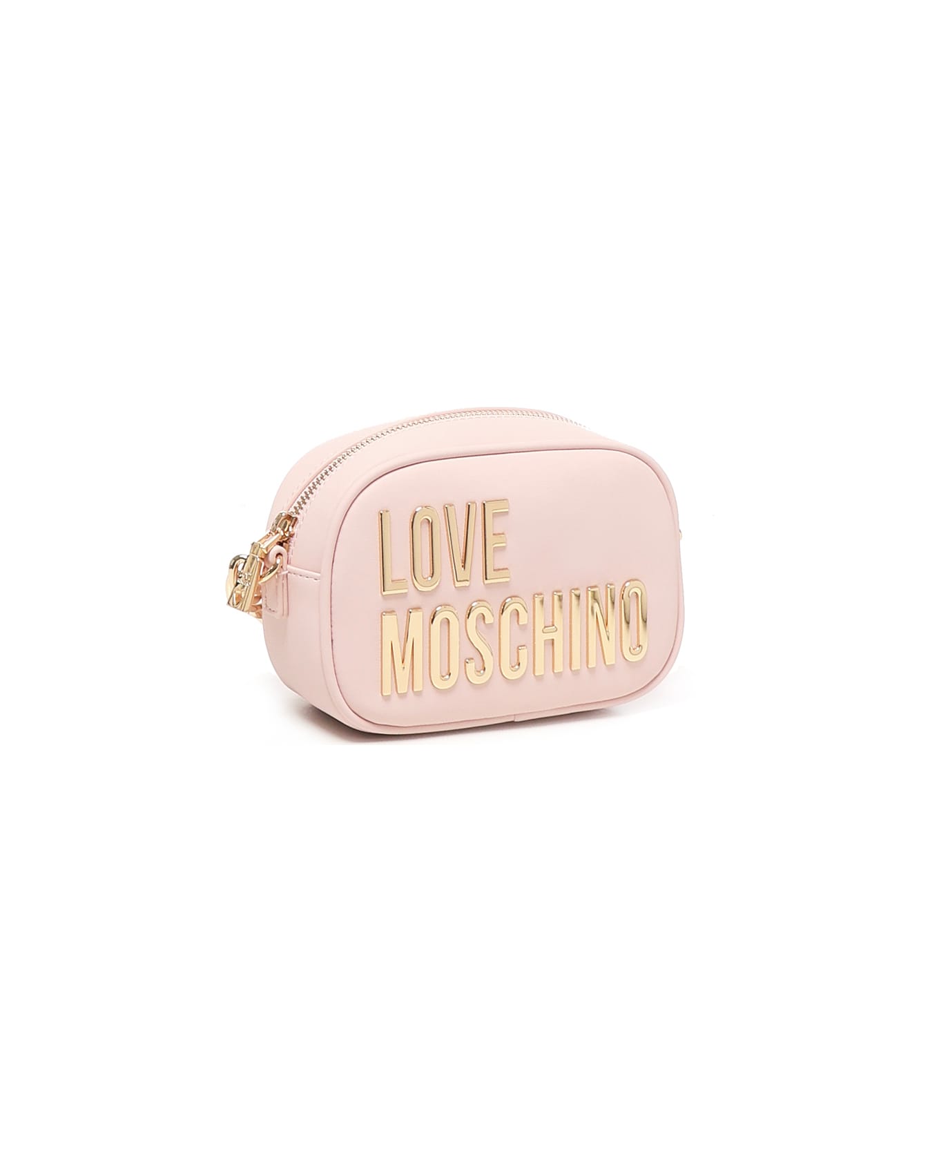 Love Moschino Crossbody Bag With Logo - Pink