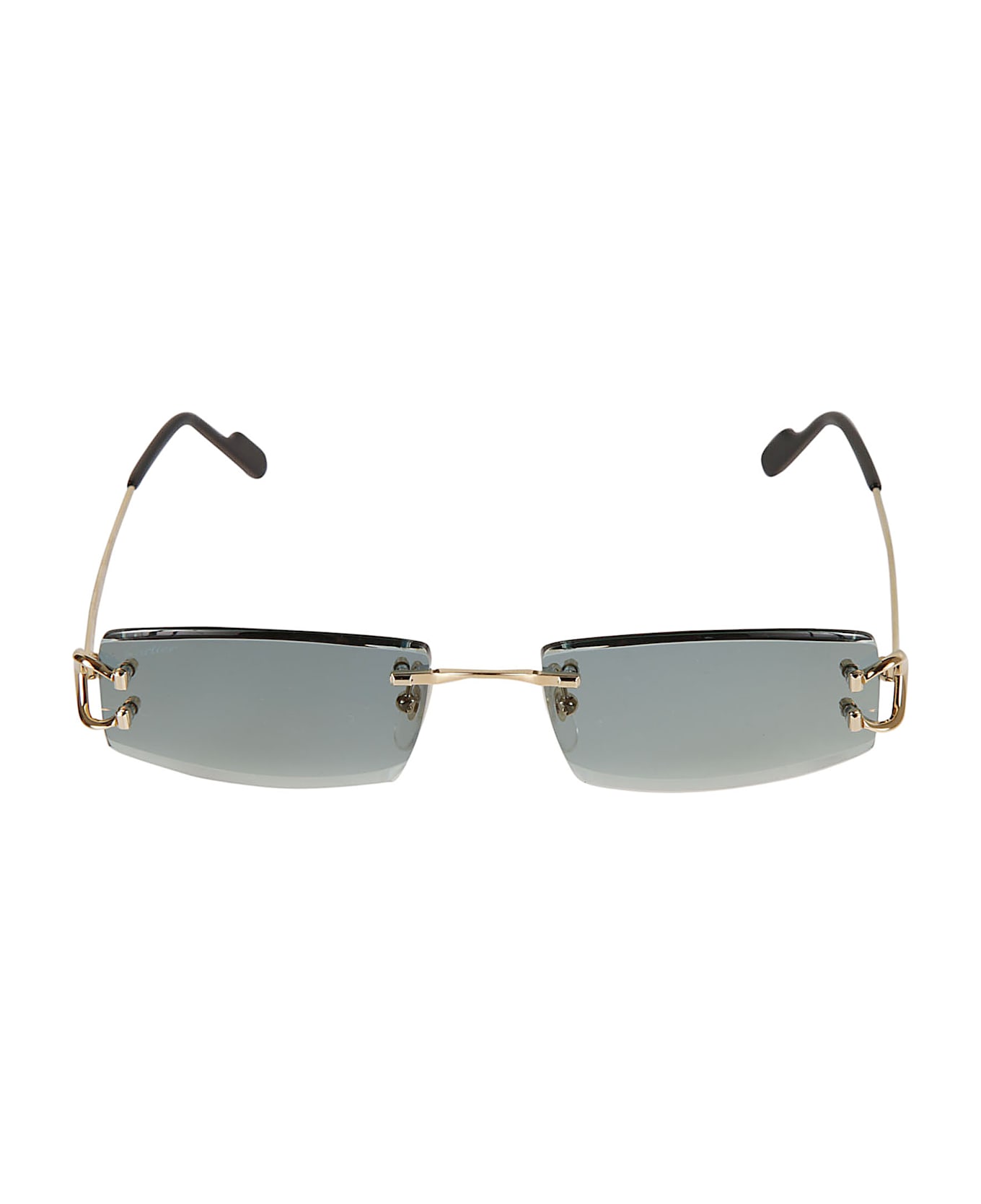 Rectangle Rimless Sunglasses