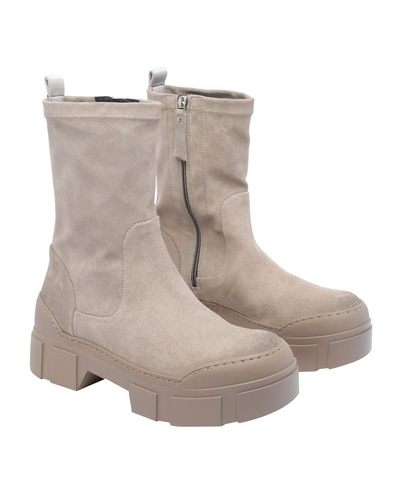 Vic Matié Magnifico Ankle Boots - Beige