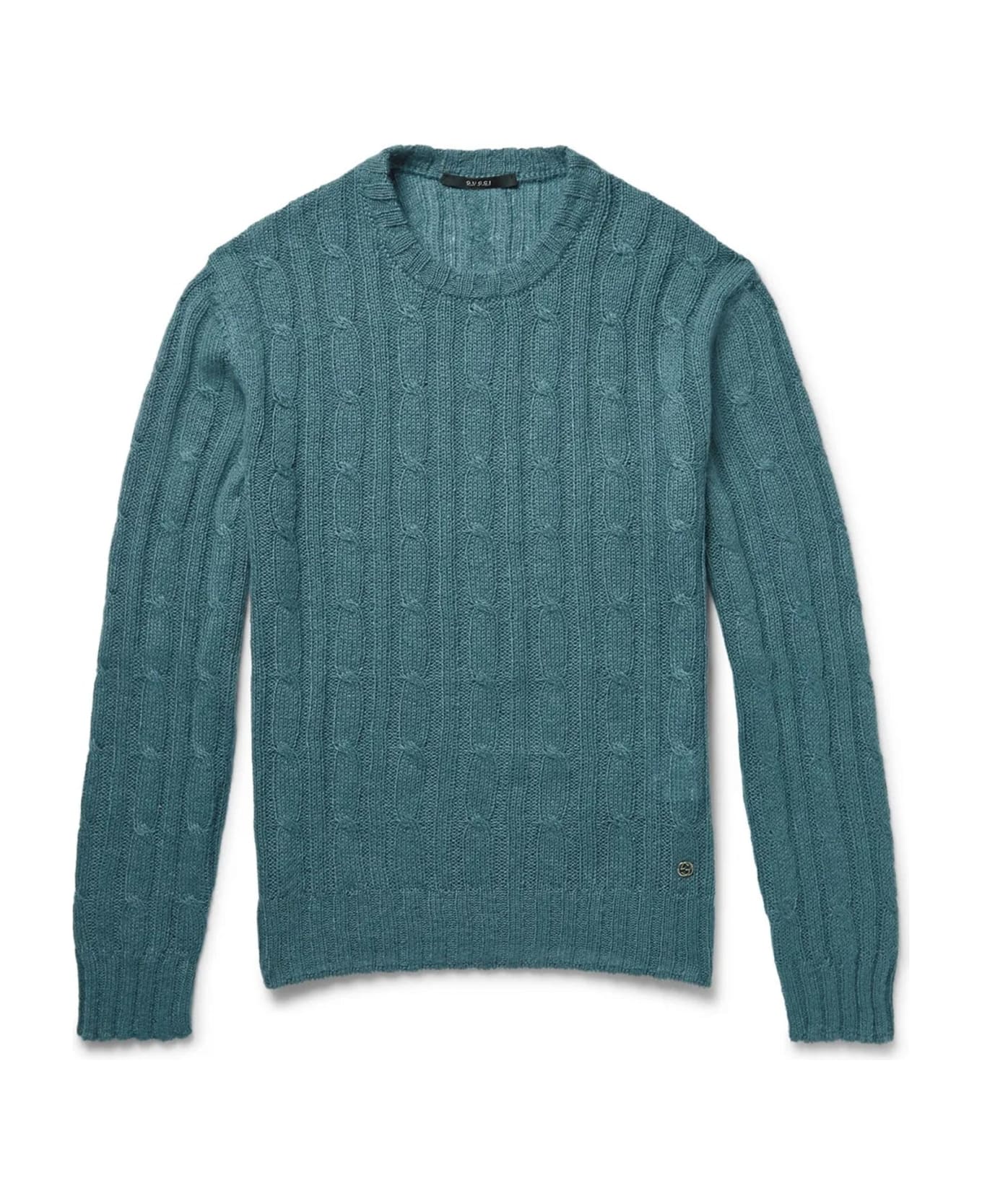 Gucci Cable Knit Sweater - Green