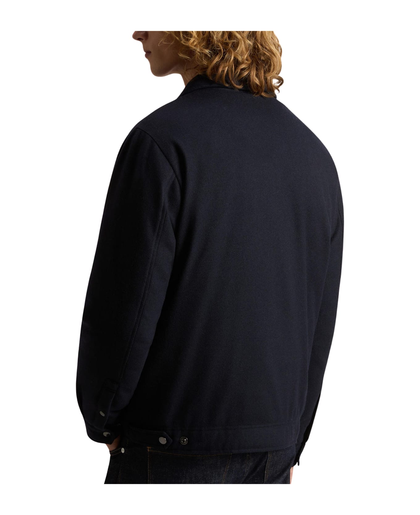 Woolrich Wool Shirt Jacket - Blue