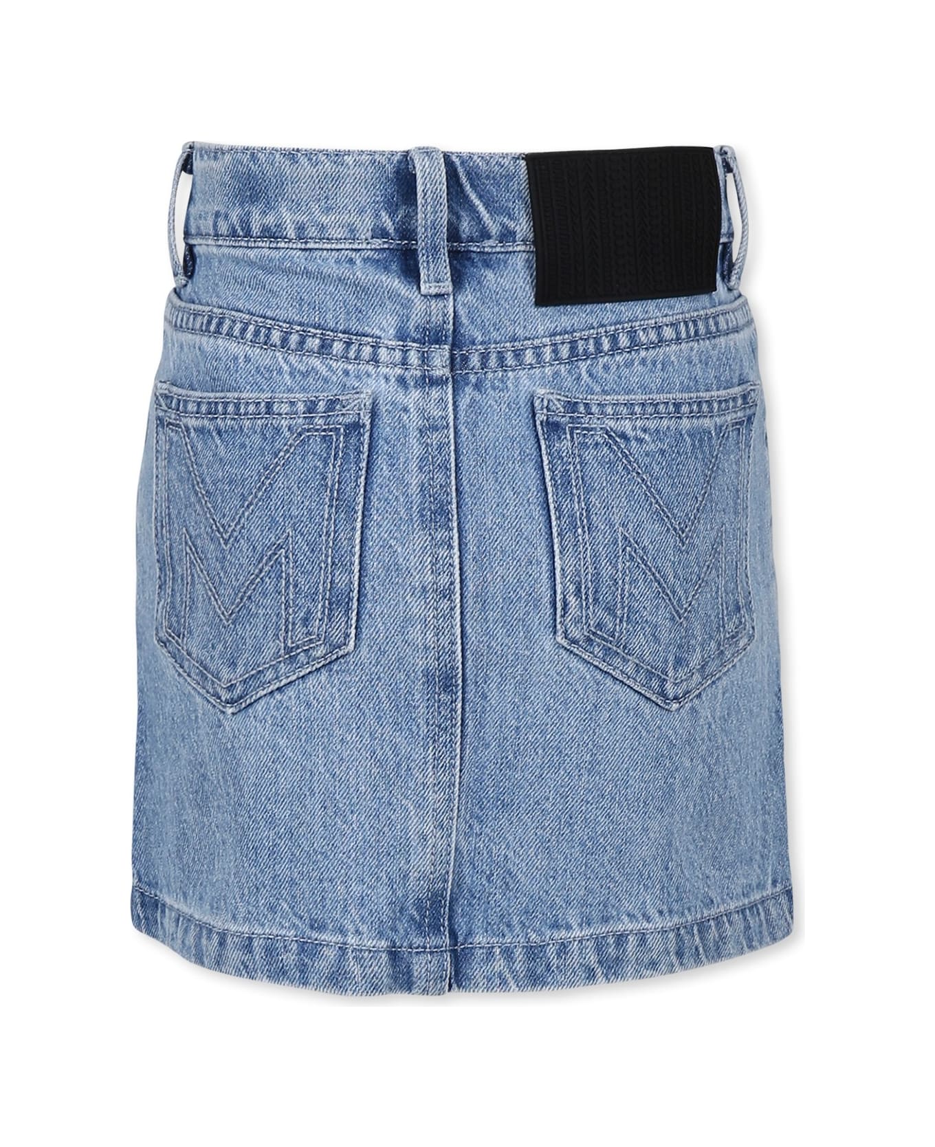 Marc Jacobs Denim Skirt For Girl With Rhinestones - Denim