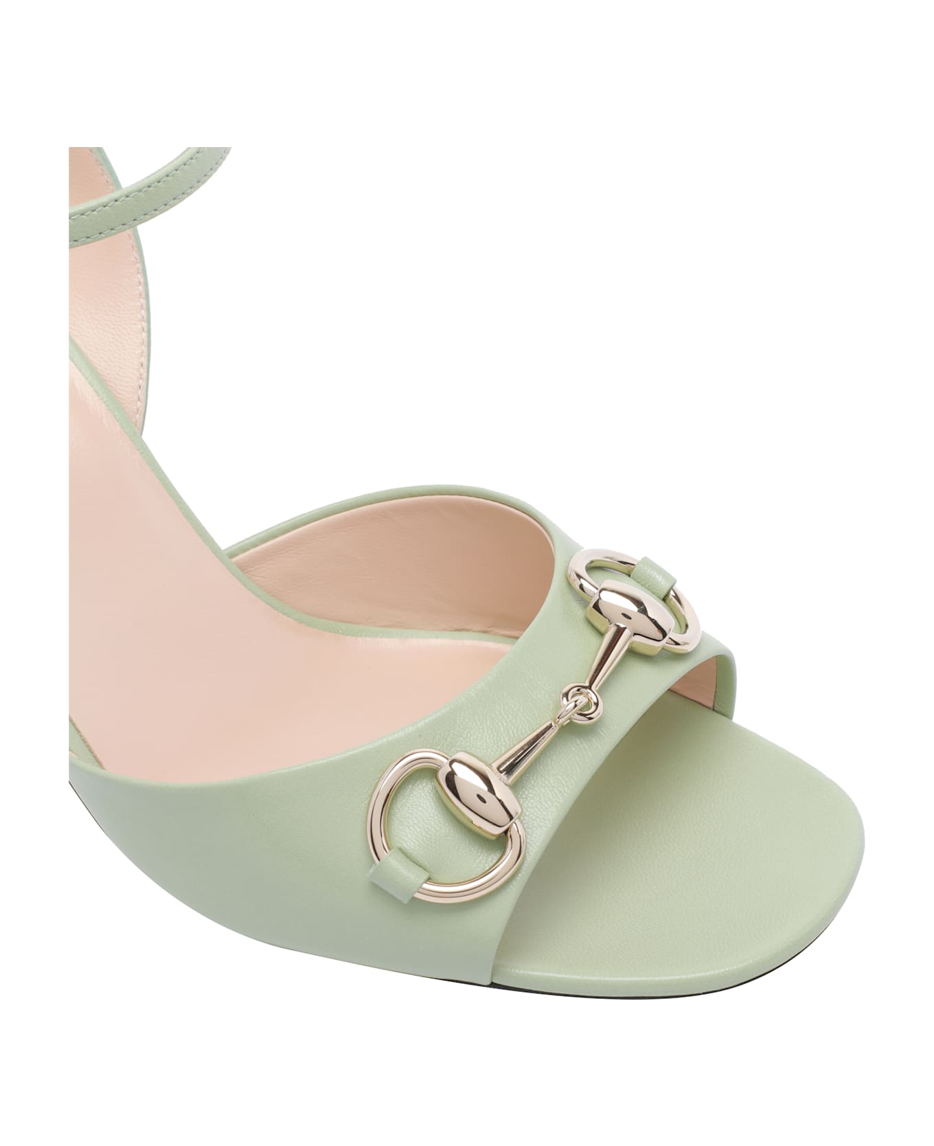 Gucci Horsebit Pump Sandals - Green