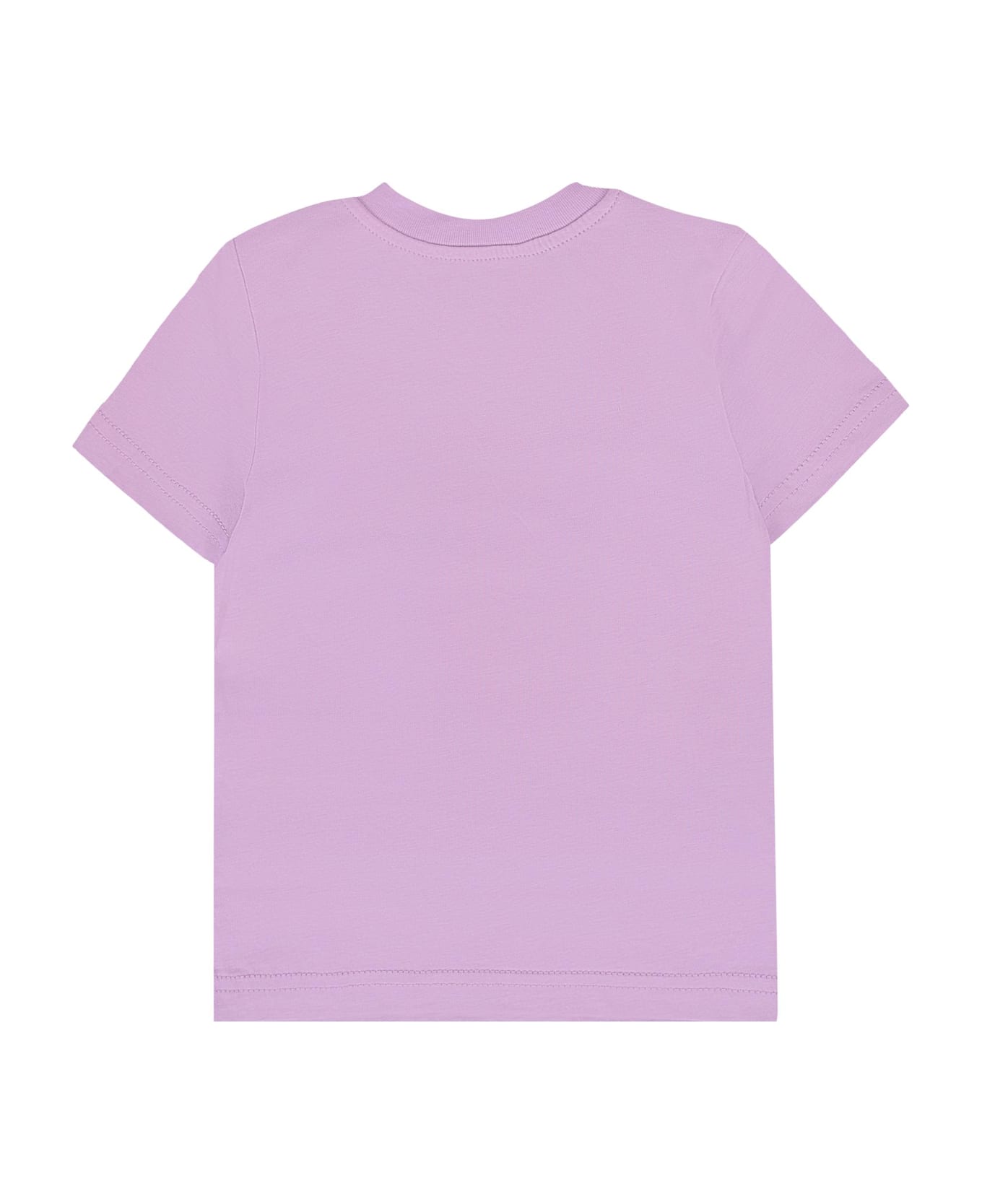 Diesel Lilac T-shirt For Baby Girl With Logo - Lilac