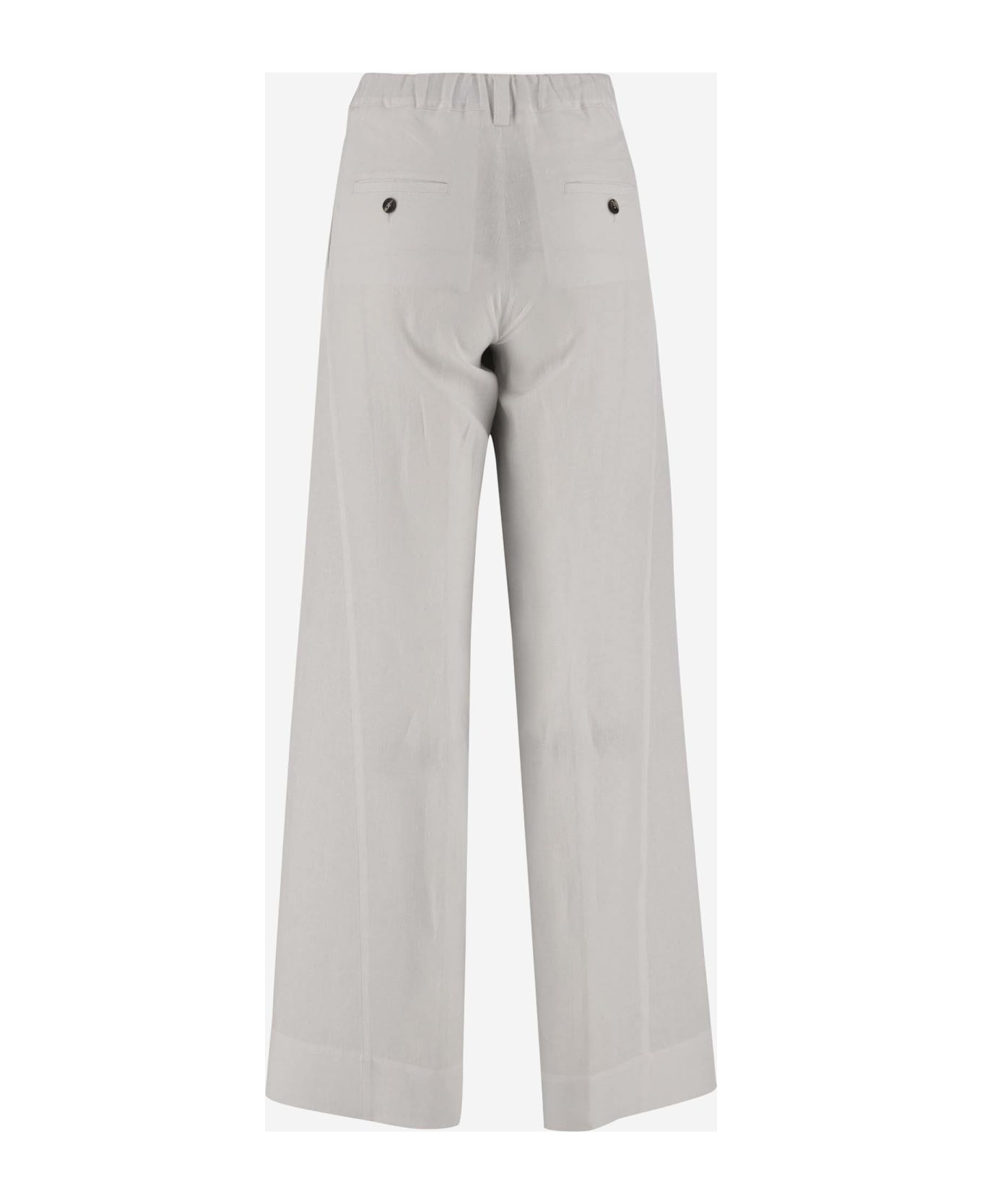 QL2 Linen Pants - White