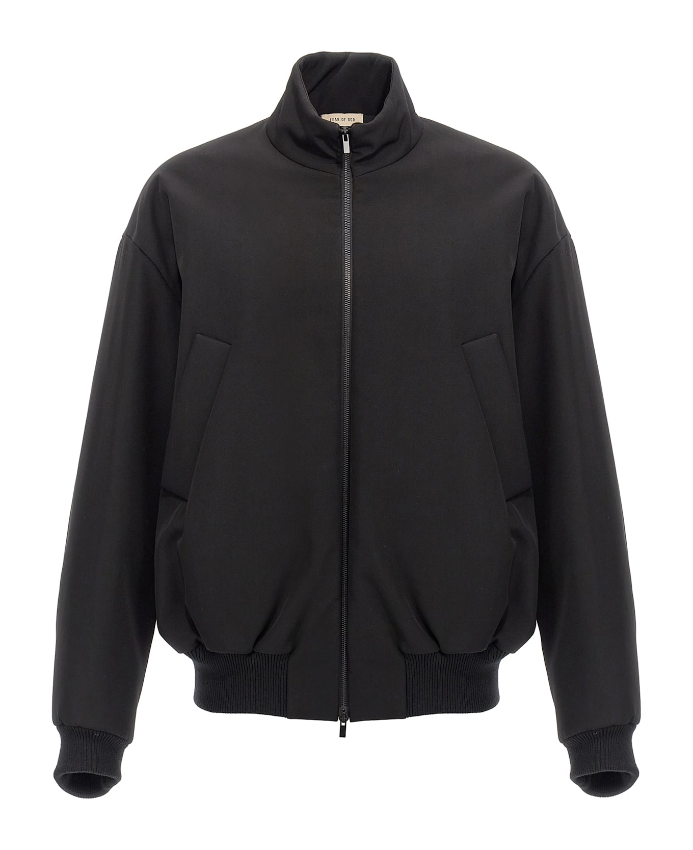 Fear of God 'high Neck' Bomber Jacket - Black  