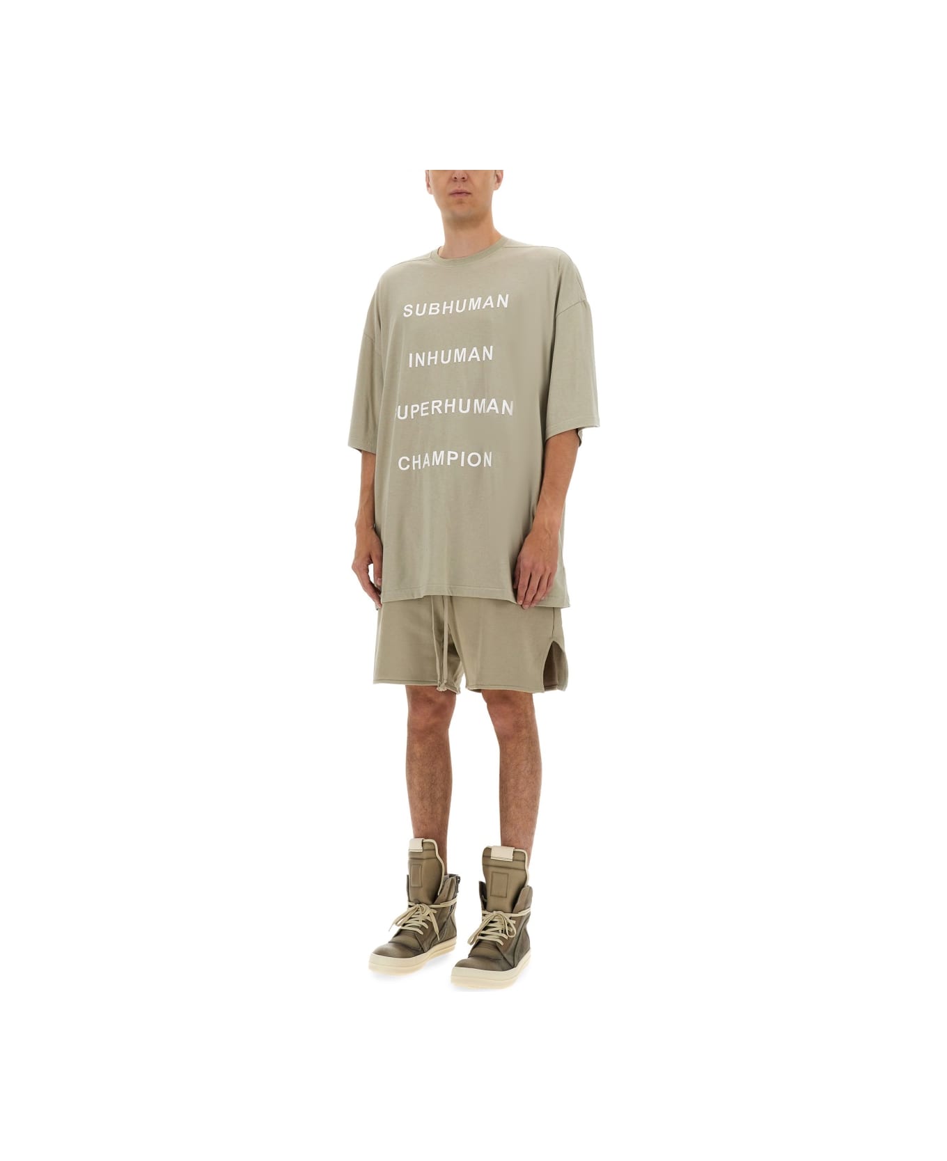 Rick Owens x Champion T-shirt Tommy - BEIGE
