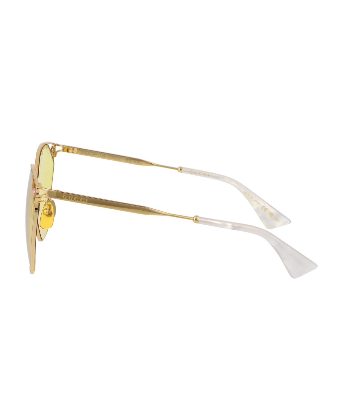 Gucci Eyewear Gg1375sa Sunglasses - 002 GOLD GOLD YELLOW