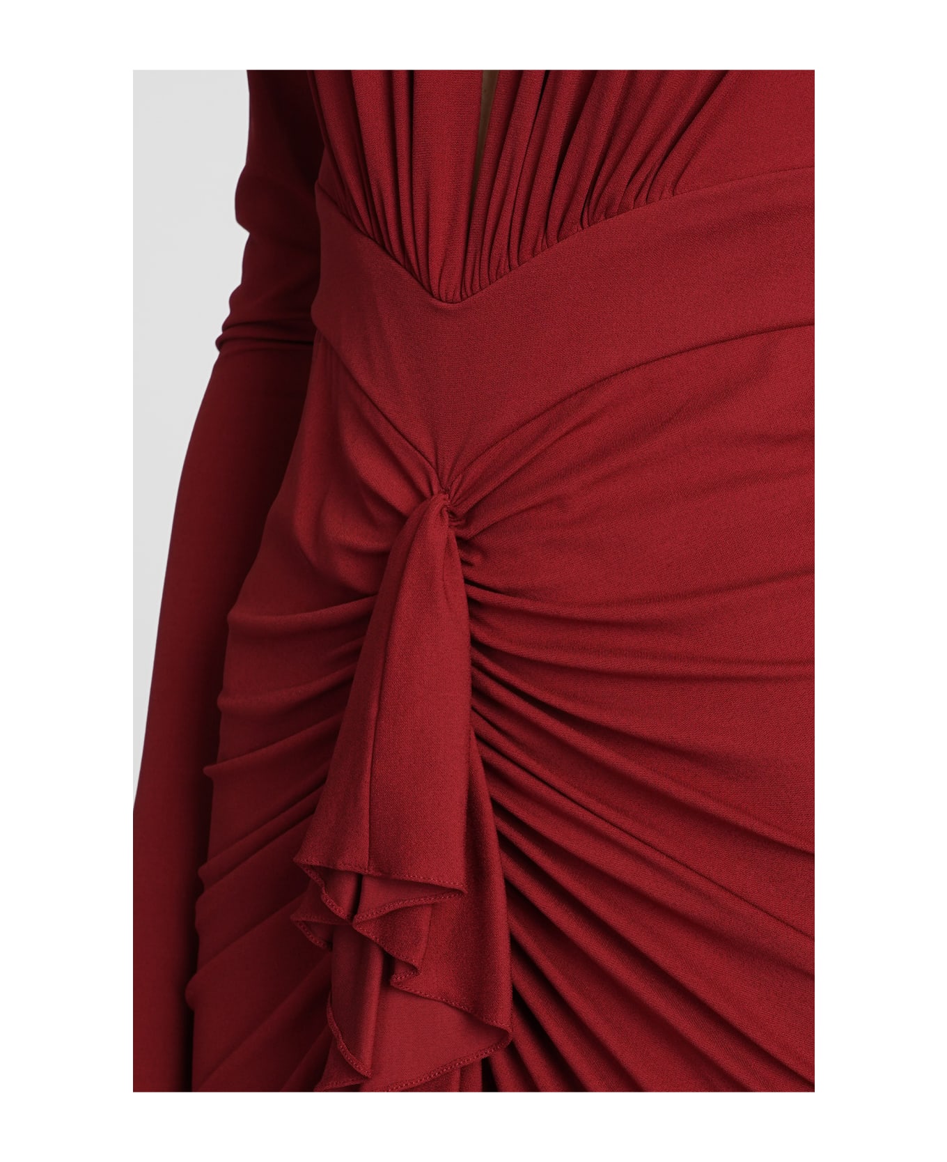 Alexandre Vauthier Dress In Red Viscose - red