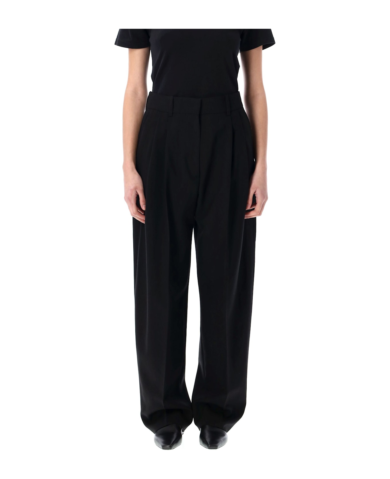 Studio Nicholson Sperro Wool Pants - BLACK