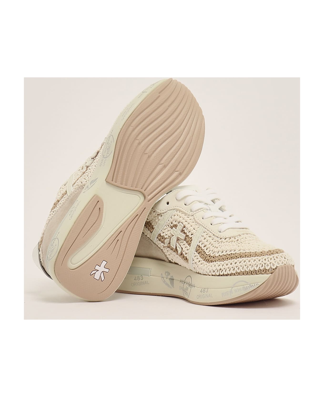 Premiata Cassie Sneaker - BIANCO-ECRU

