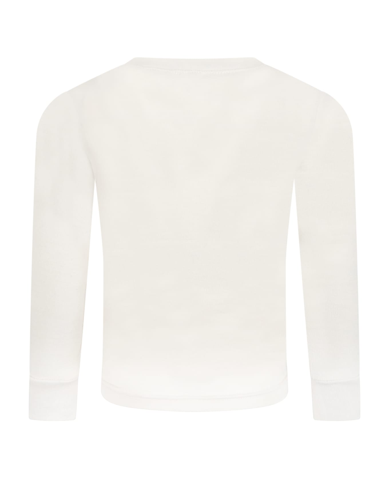 Caffe' d'Orzo Ivory "eliana" T-shirt For Girl - Ivory