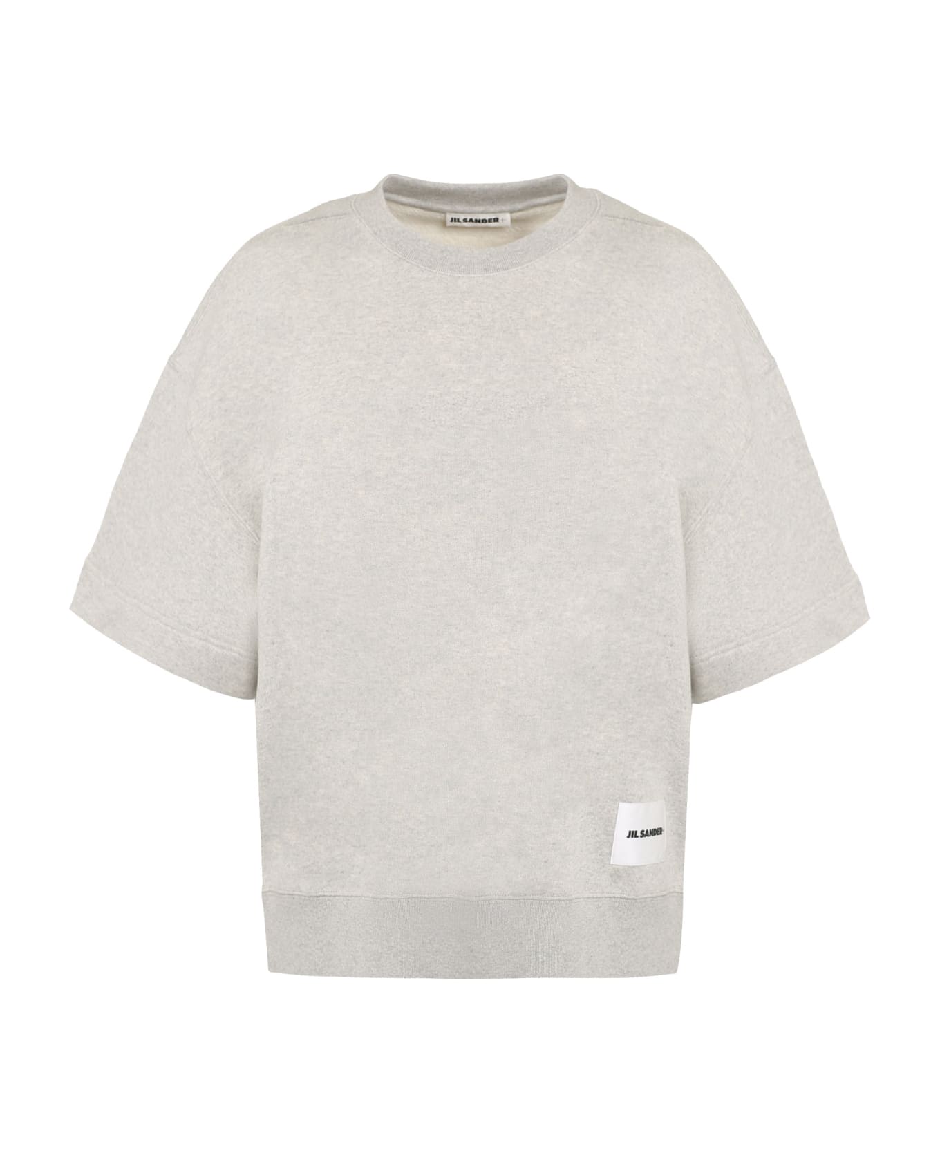 Jil Sander Cotton Crew-neck Sweatshirt - grey ニットウェア