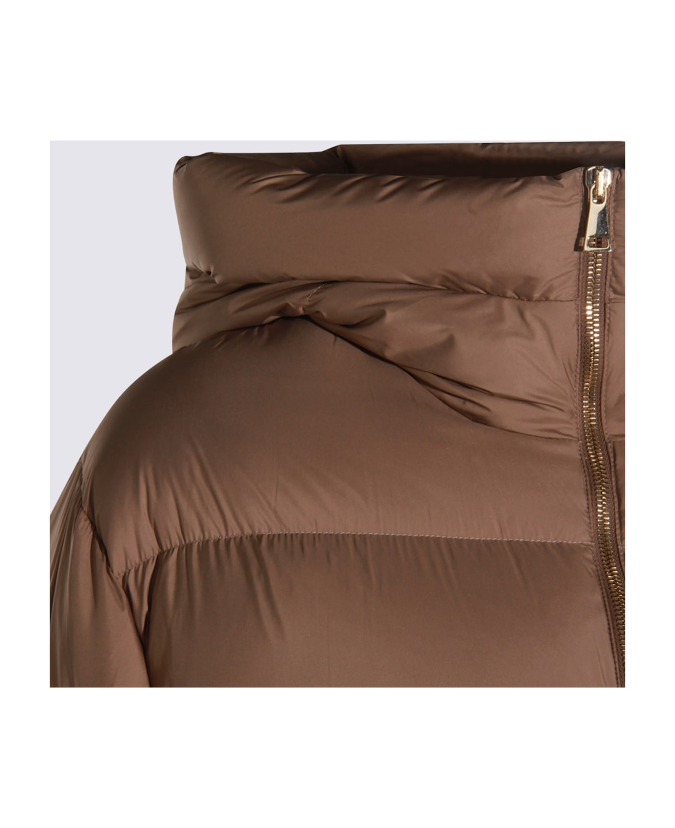 Fabiana Filippi Beige Down Jacket - Corteccia