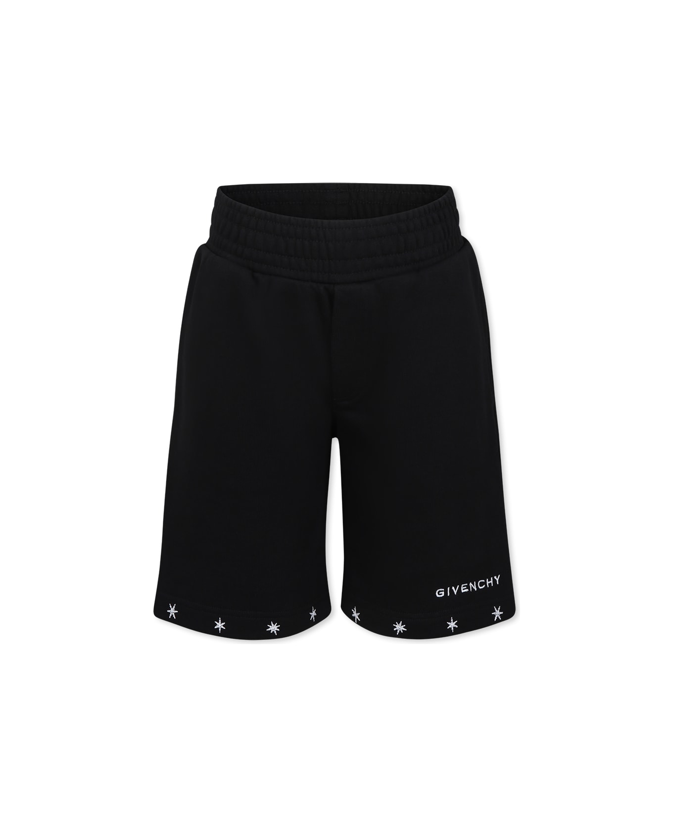 Givenchy Black Shorts For Boy With Logo - Black