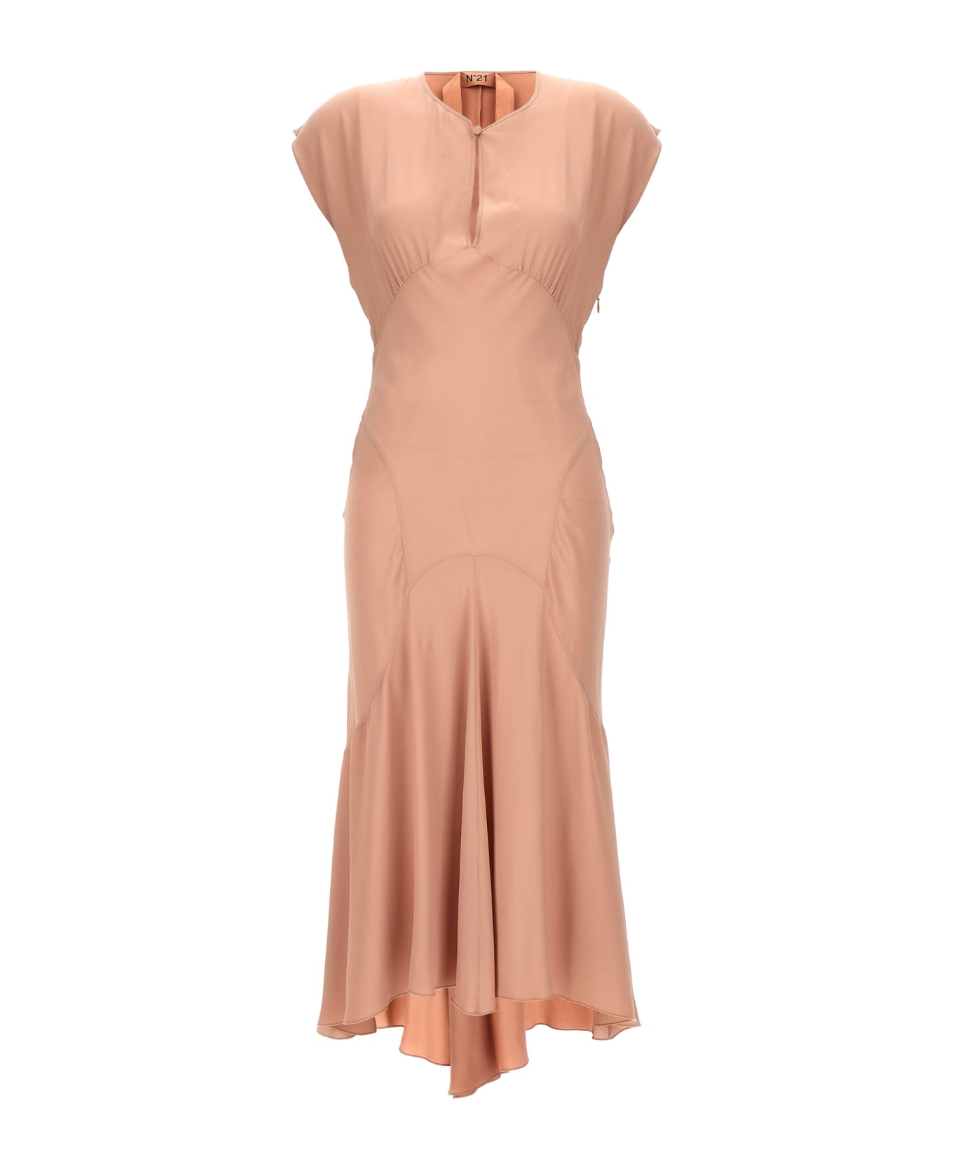 N.21 Crepe Midi Dress - Pink