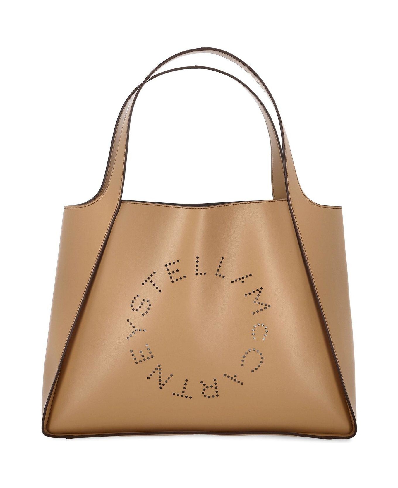 Stella McCartney Logo Large Tote Bag - FAWN