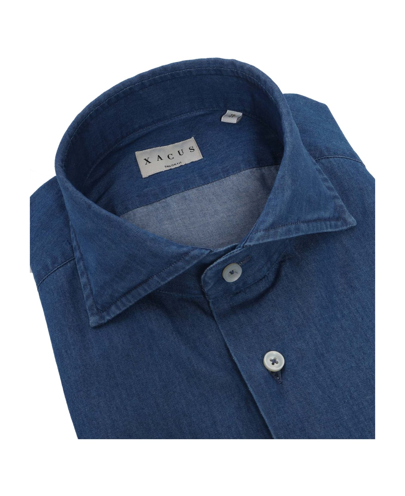 Xacus Blue Cotton Shirt - MULTICOLOR